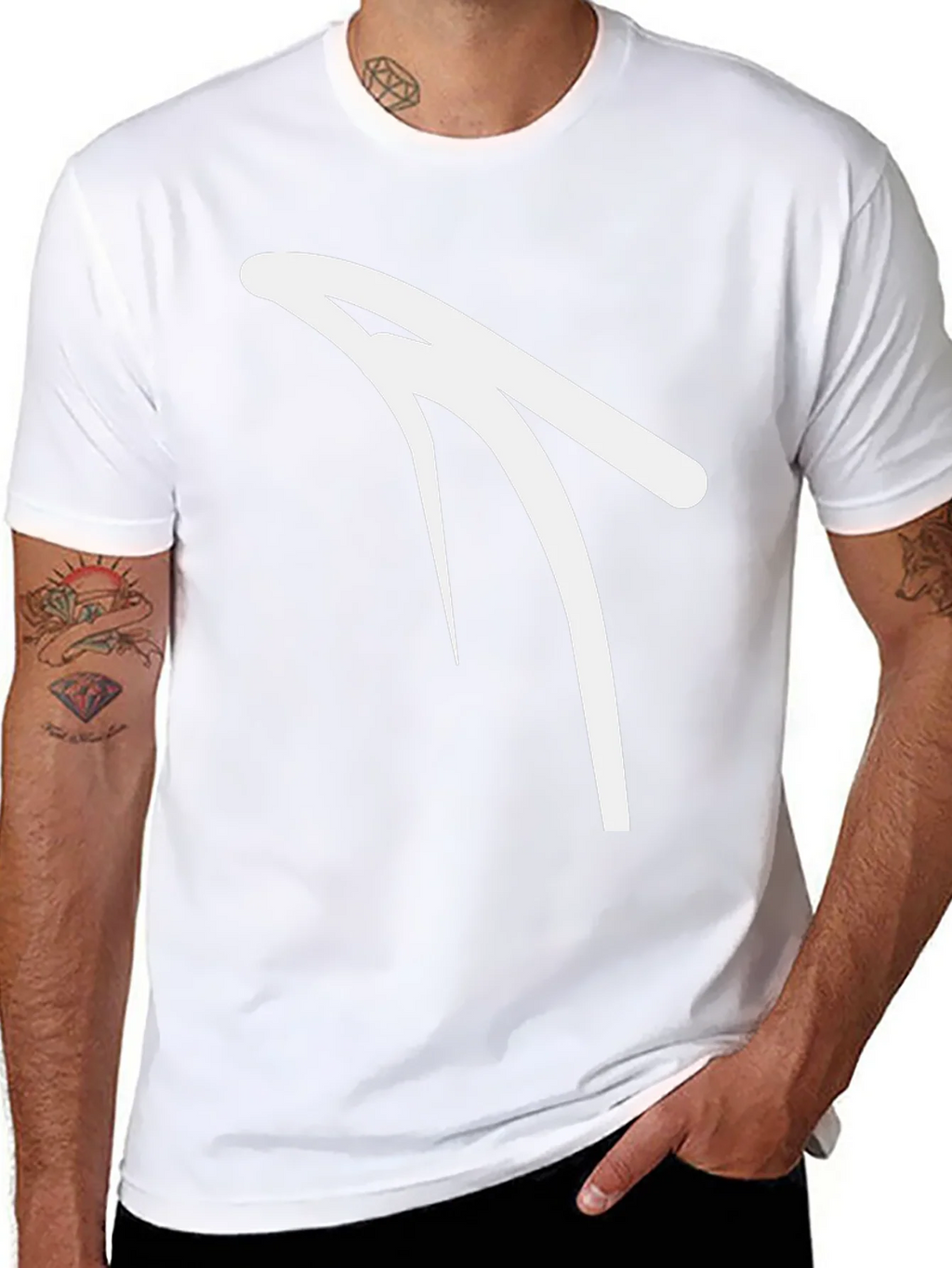 Modern Minimalist Black T-Shirt
