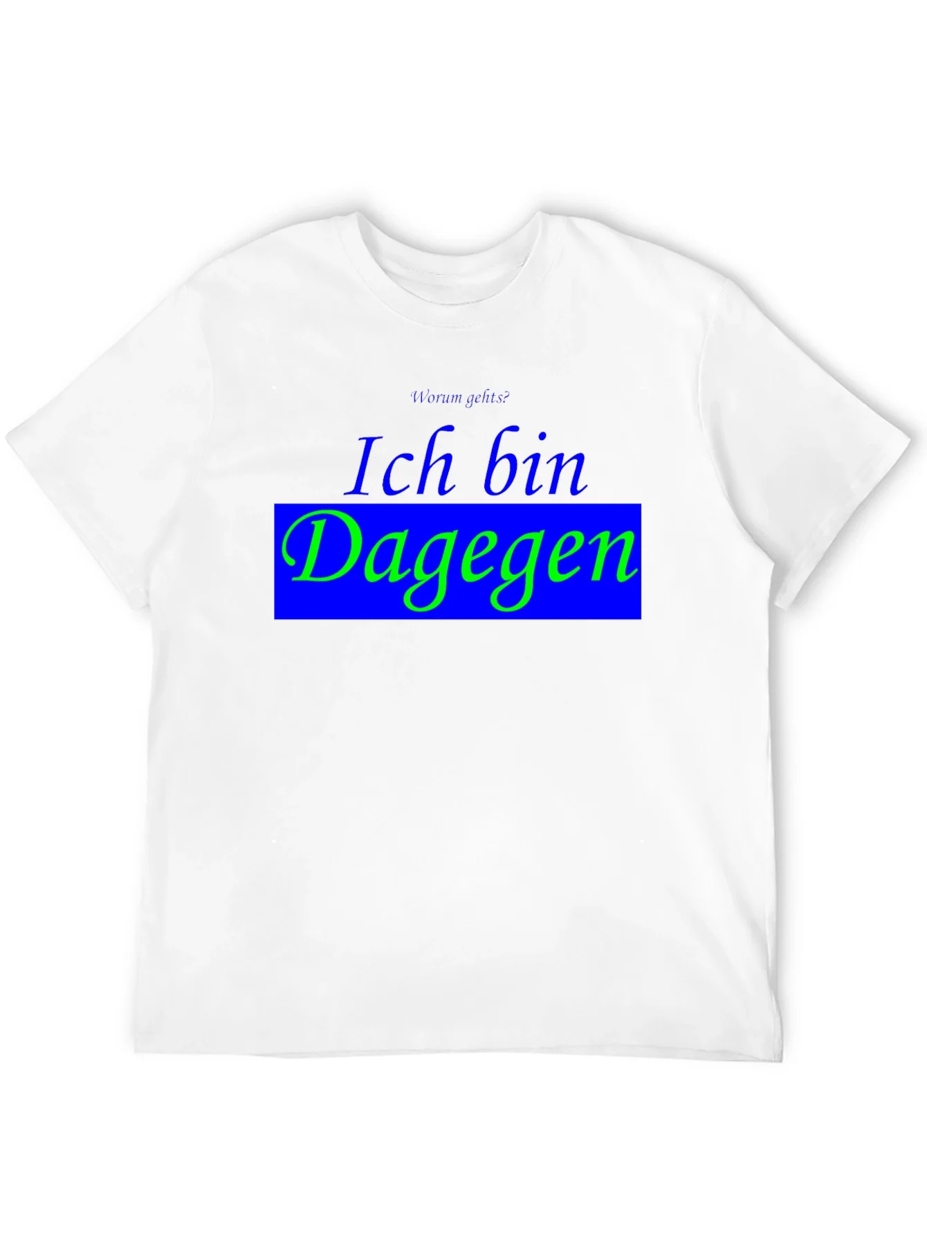 Ich Bin Dagegen Black T-Shirt