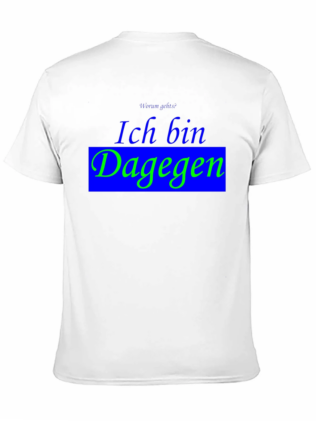 Ich Bin Dagegen Black T-Shirt