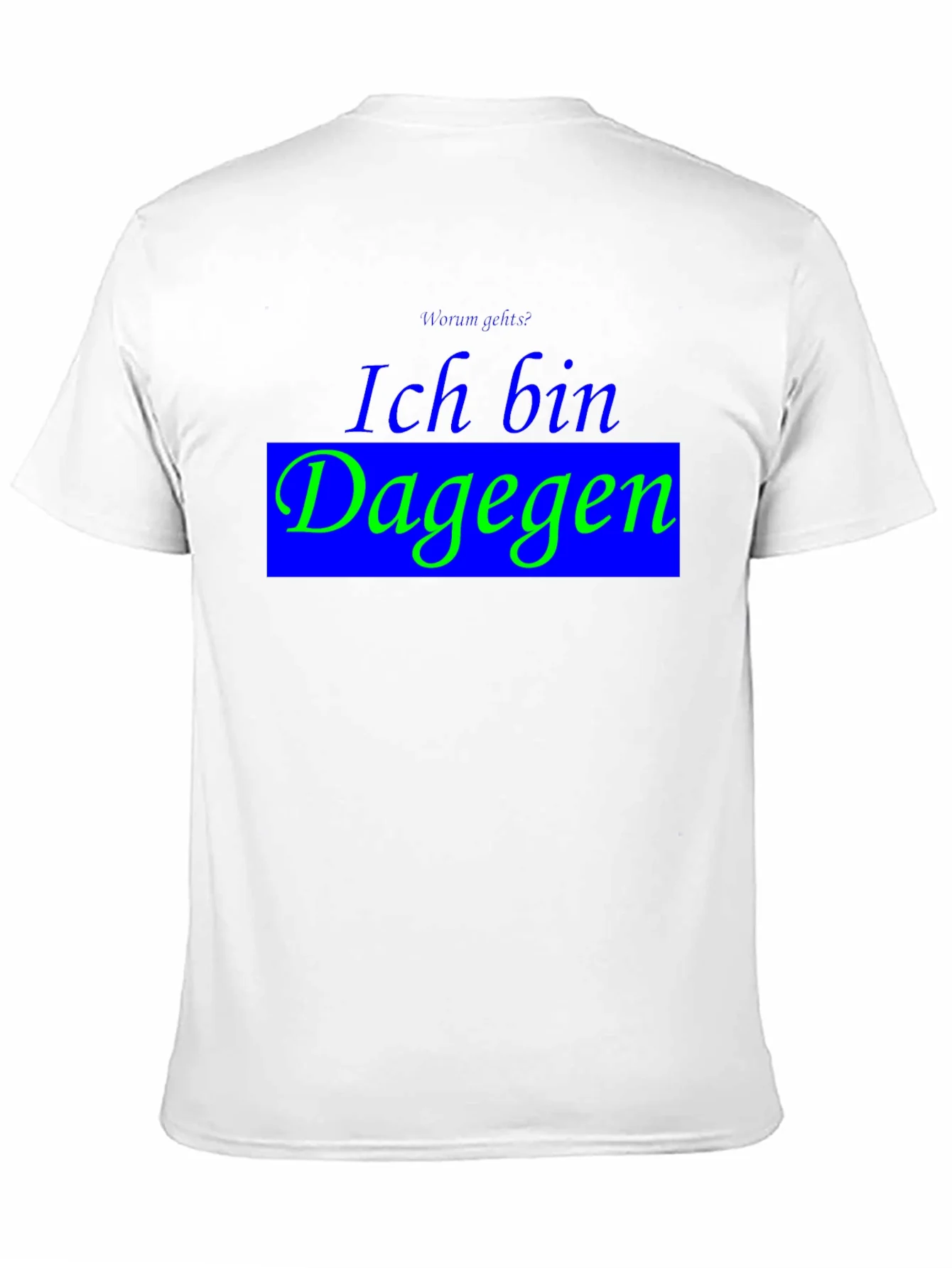 Ich Bin Dagegen Black T-Shirt