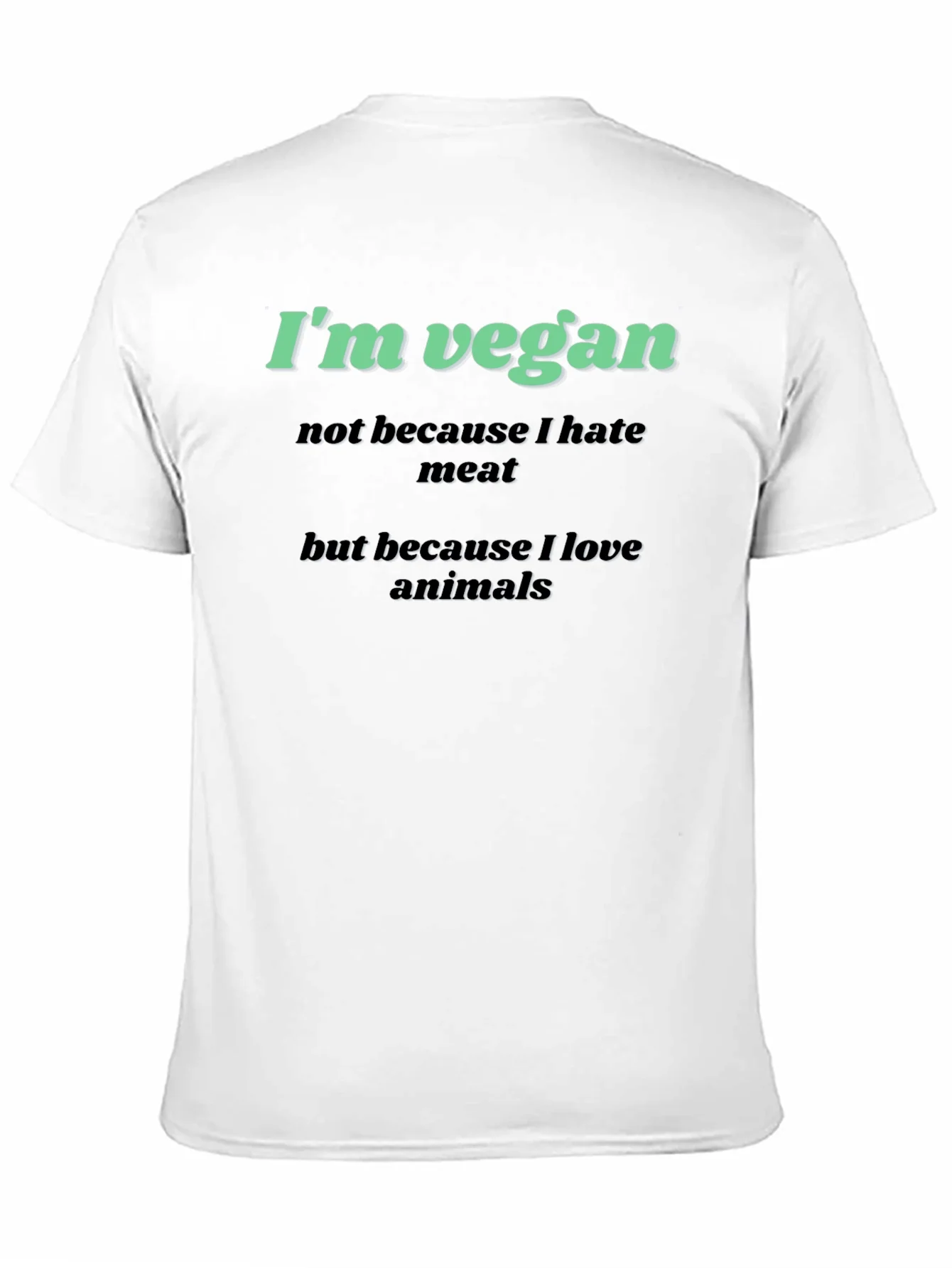 Vegan Graphic T-Shirt - Love Animals Tee
