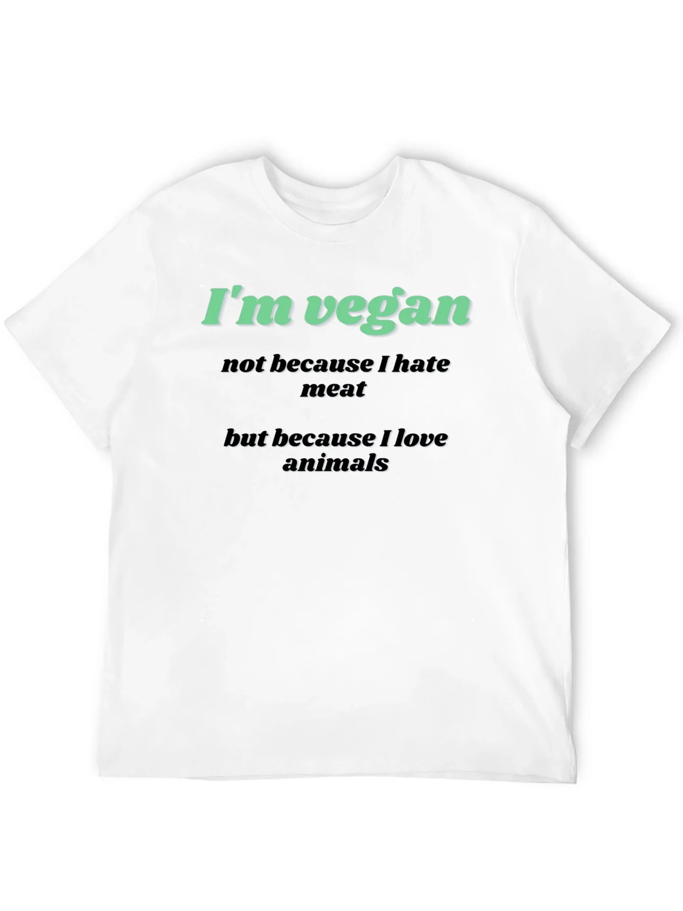 Vegan Graphic T-Shirt - Love Animals Tee