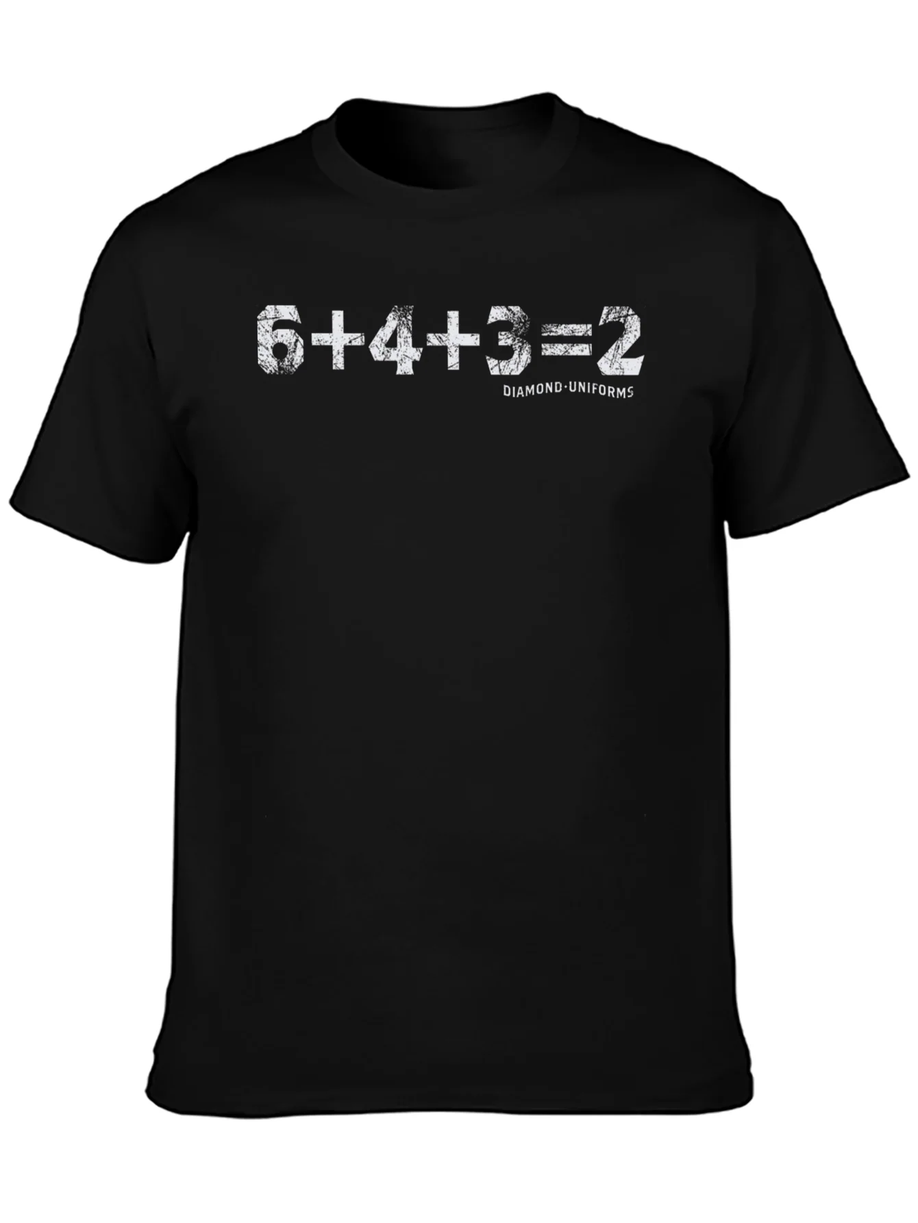 Math Humor T-Shirt: 6+4+3=2