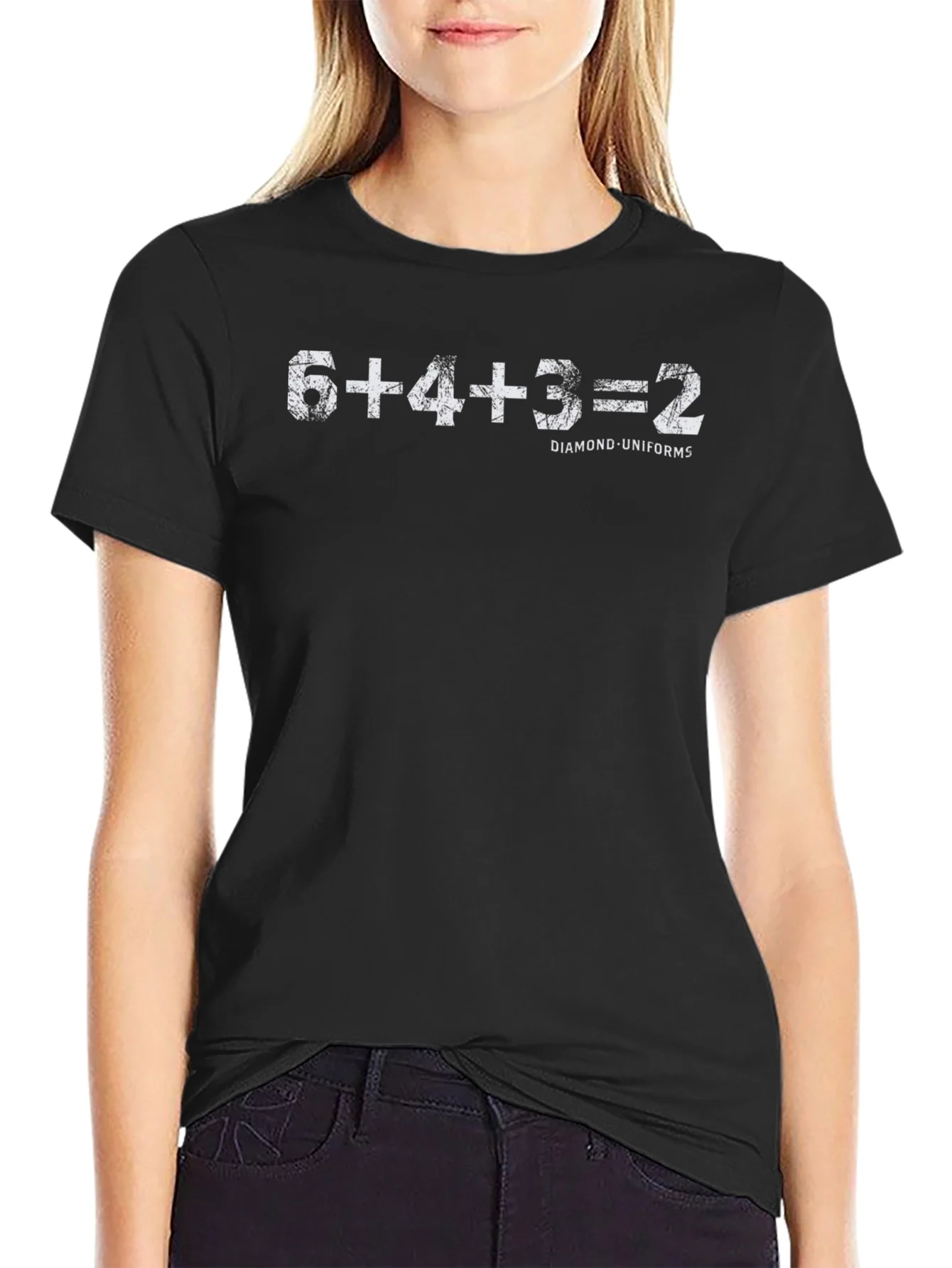 Math Humor T-Shirt: 6+4+3=2