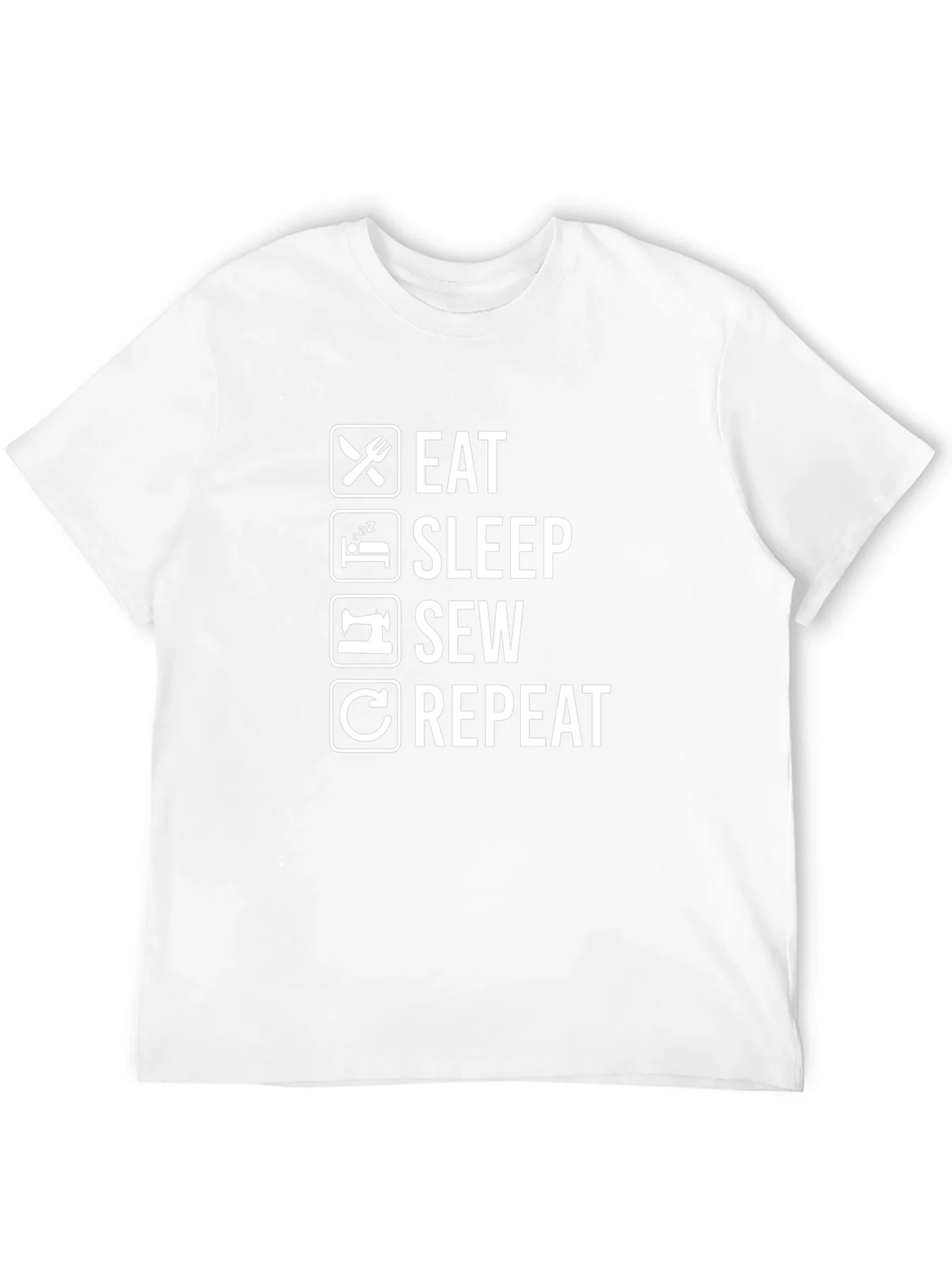 Eat Sleep Sew Repeat Graphic Tee