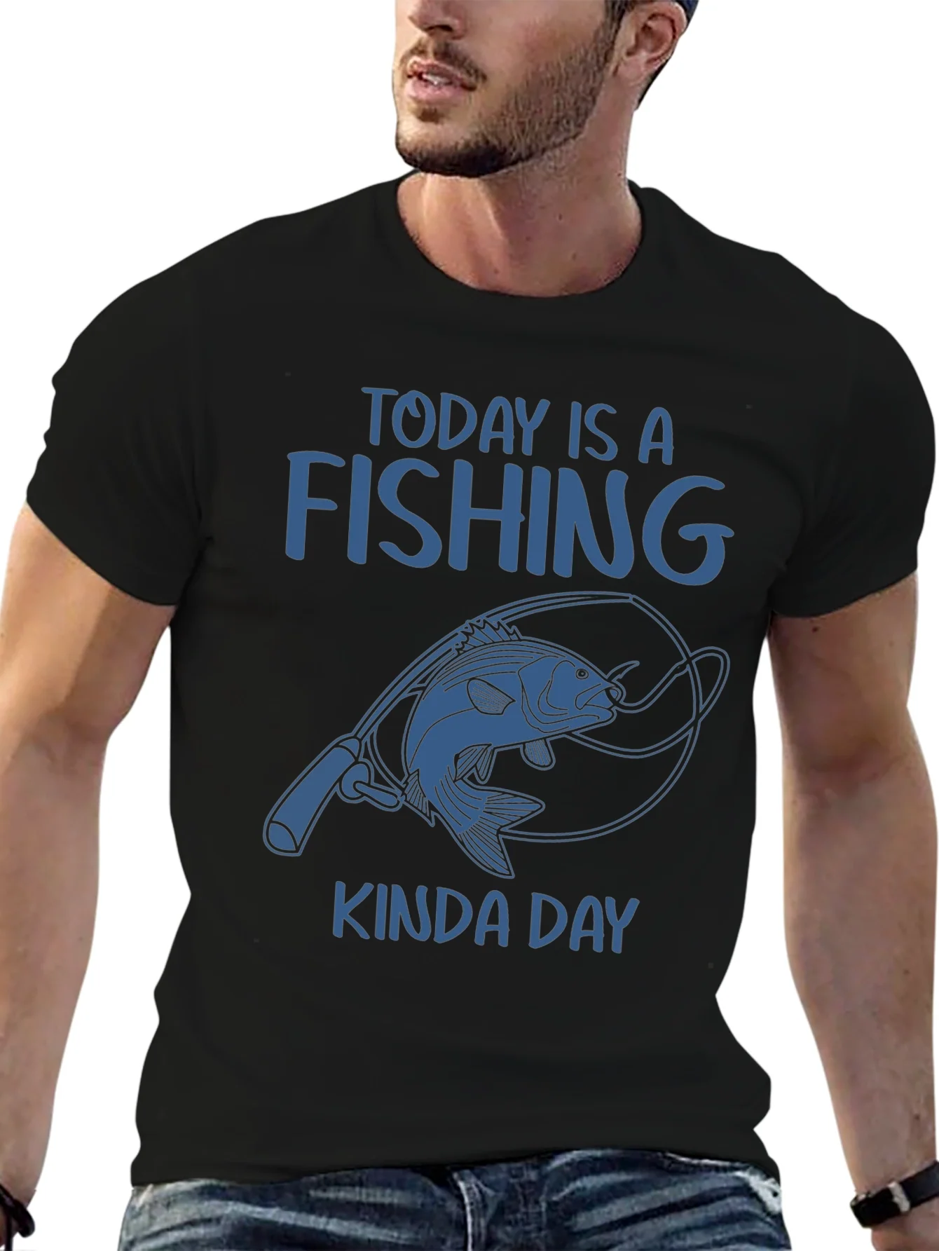 Fishing Kinda Day T-Shirt - Unique Angler Tee