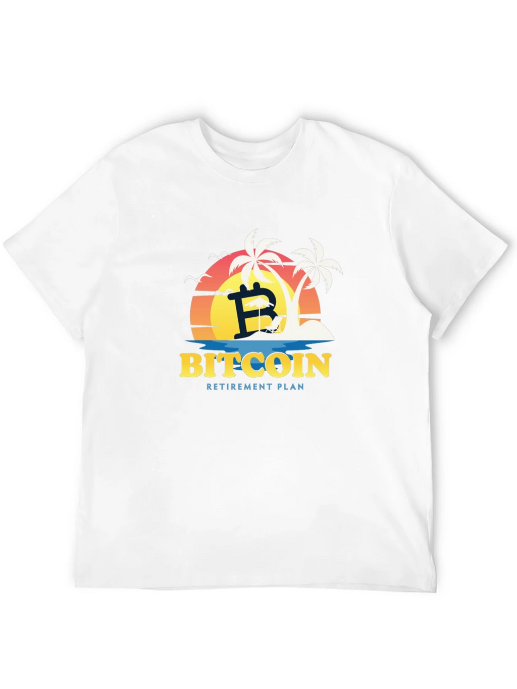 Bitcoin Retirement Plan Black T-Shirt