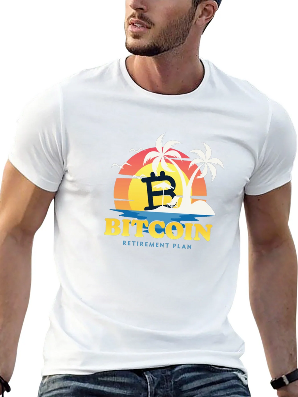 Bitcoin Retirement Plan Black T-Shirt