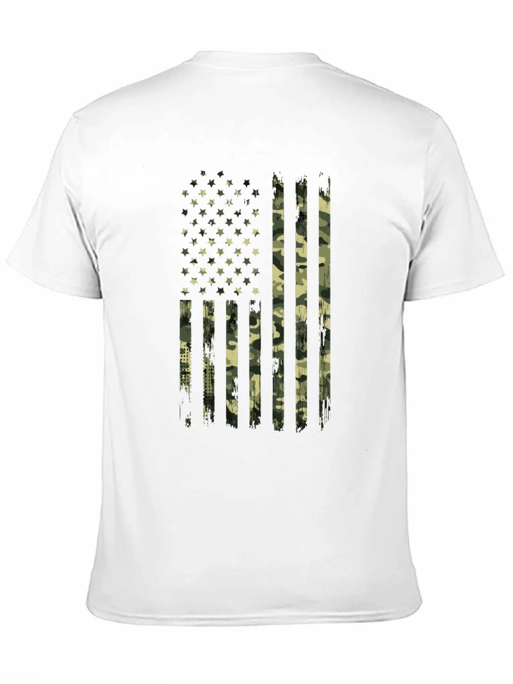 Camo American Flag Graphic Tee