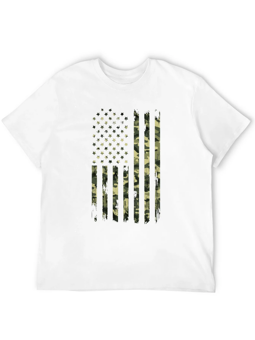 Camo American Flag Graphic Tee
