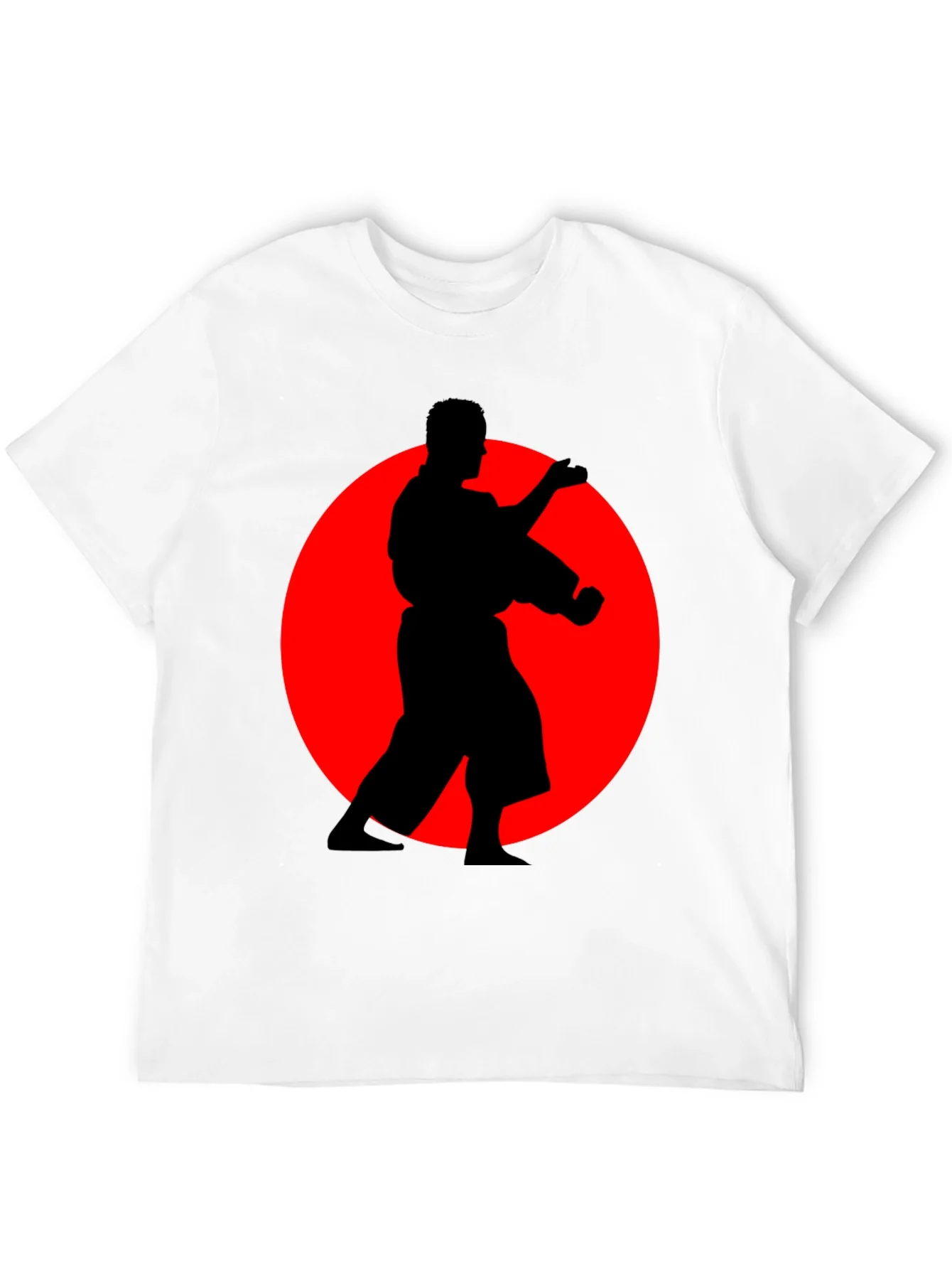 Karate Silhouette Black T-Shirt - Martial Arts Tee