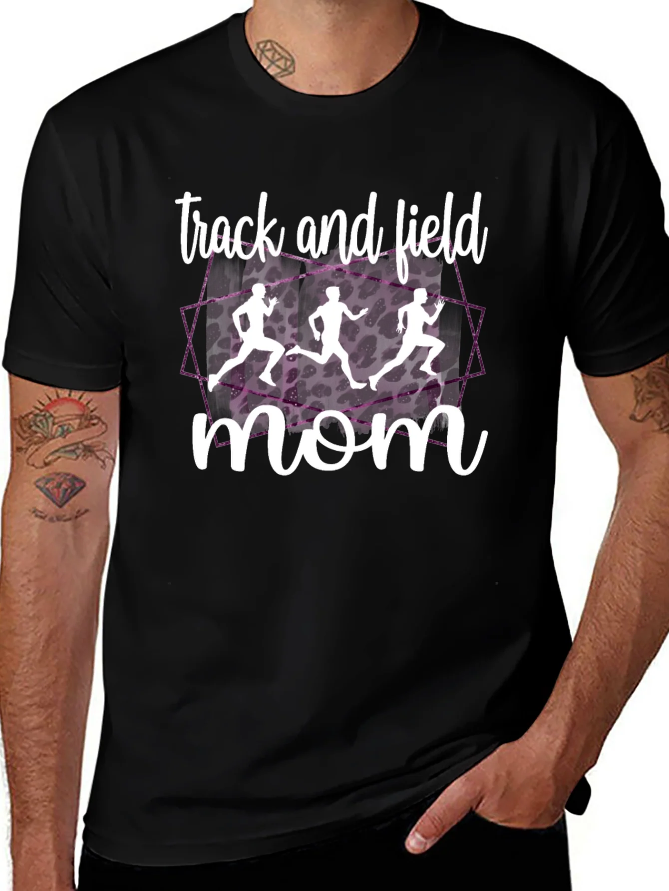 Track and Field Mom T-Shirt - Stylish Sports Apparel