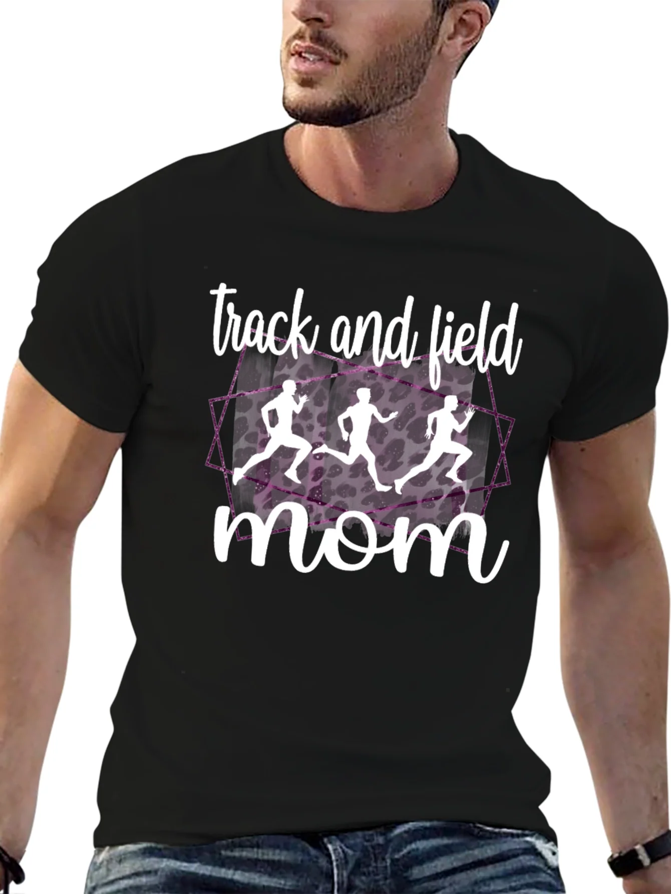 Track and Field Mom T-Shirt - Stylish Sports Apparel