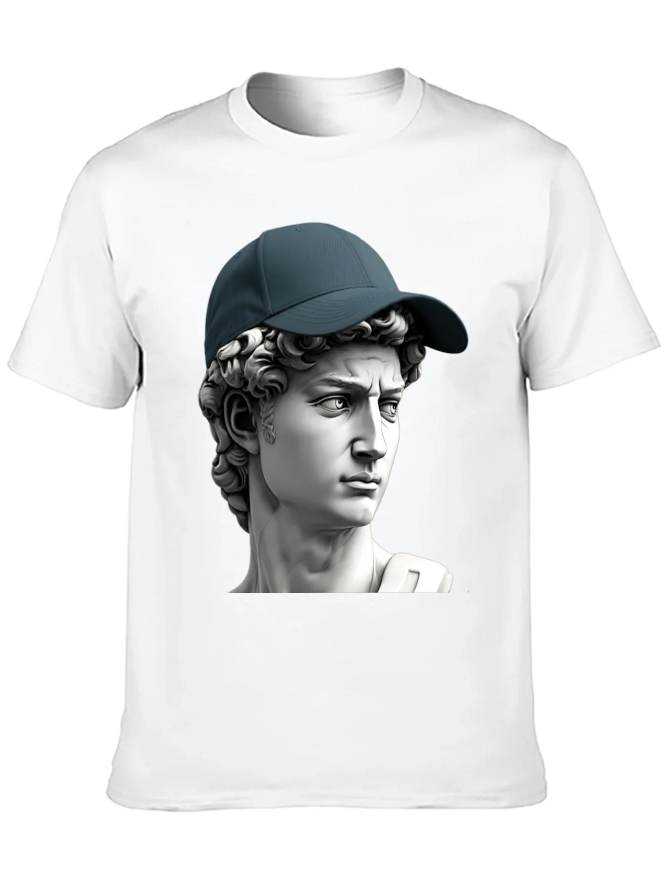 David Statue Graphic Tee - Classic Art Meets Modern Style