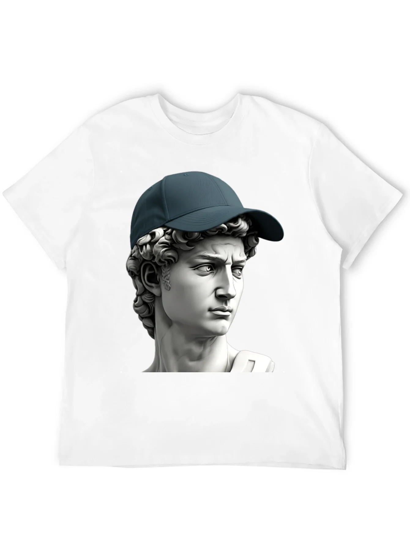 David Statue Graphic Tee - Classic Art Meets Modern Style