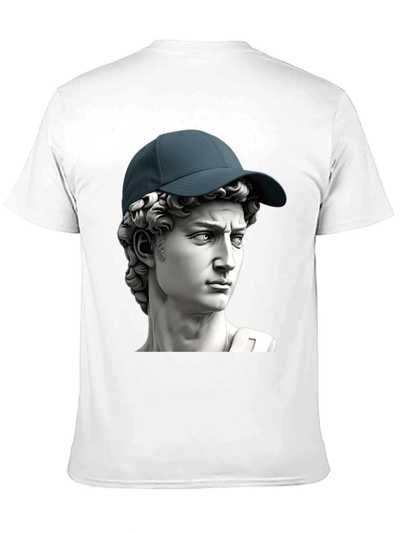 David Statue Graphic Tee - Classic Art Meets Modern Style