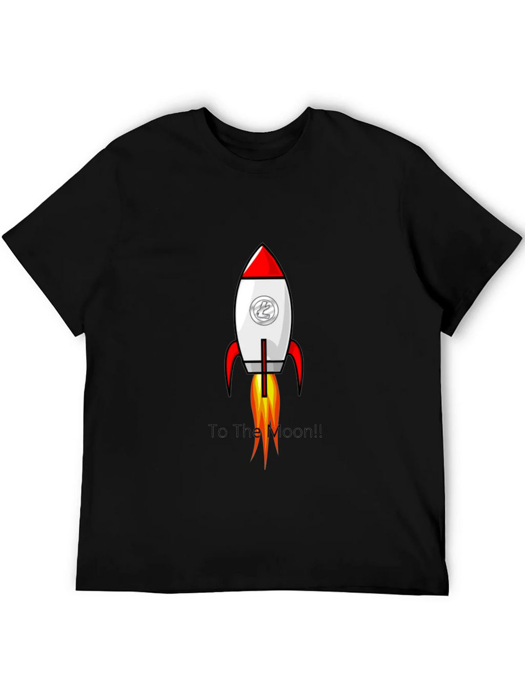 To The Moon Rocket Graphic Tee