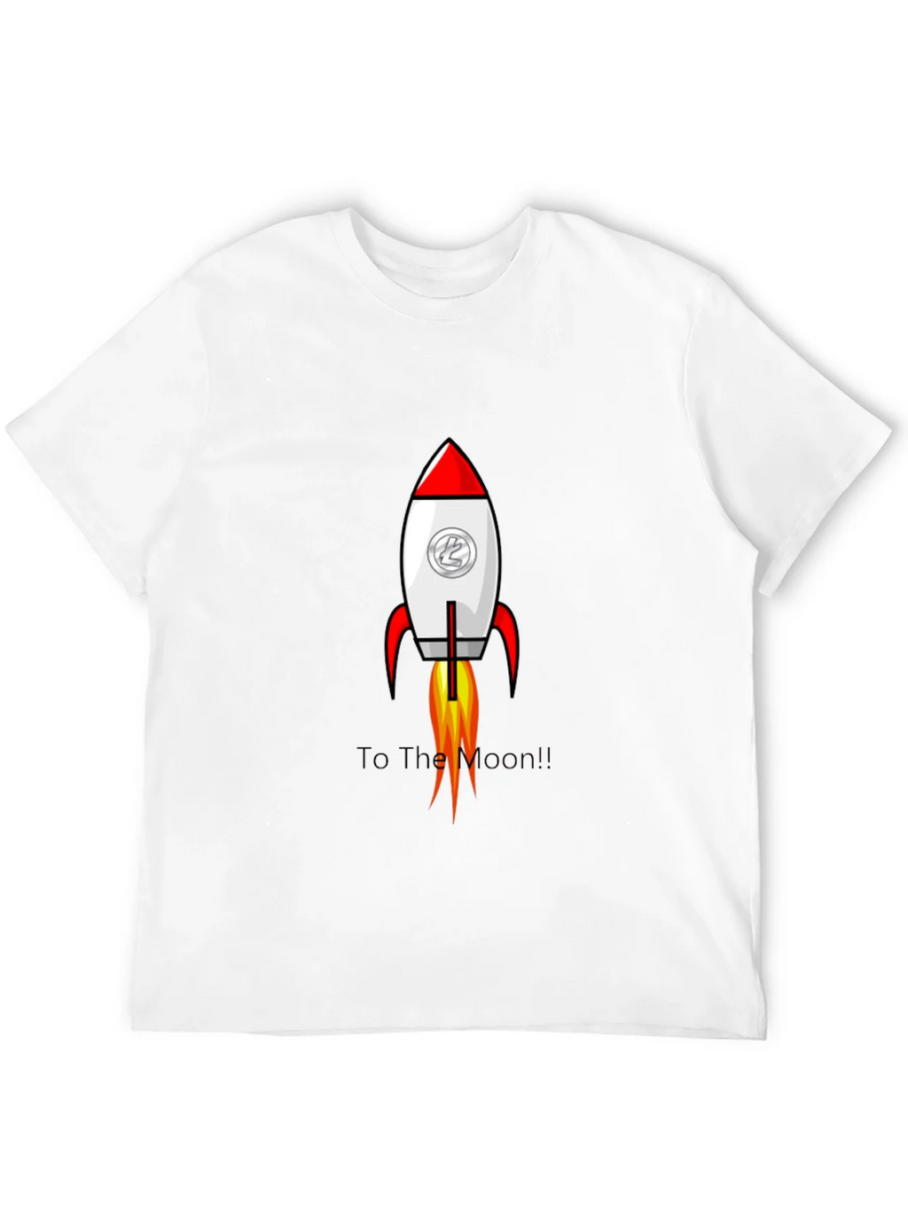 To The Moon Rocket Graphic Tee