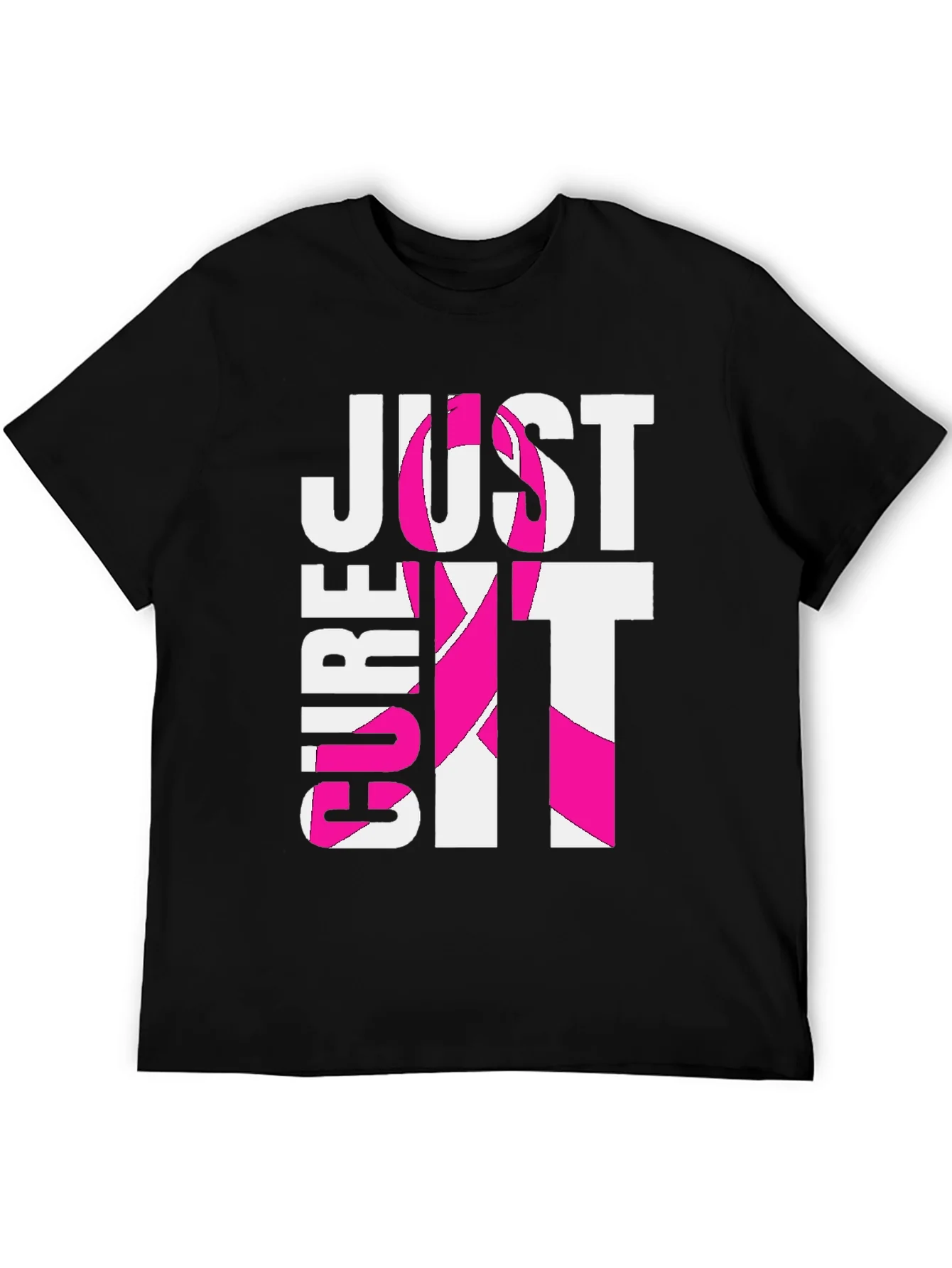 Just Cure It T-Shirt - Breast Cancer Awareness Tee