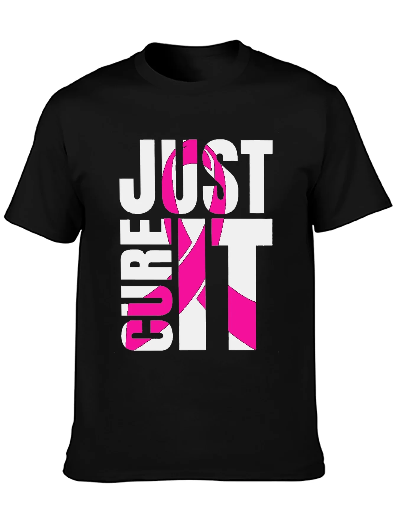 Just Cure It T-Shirt - Breast Cancer Awareness Tee