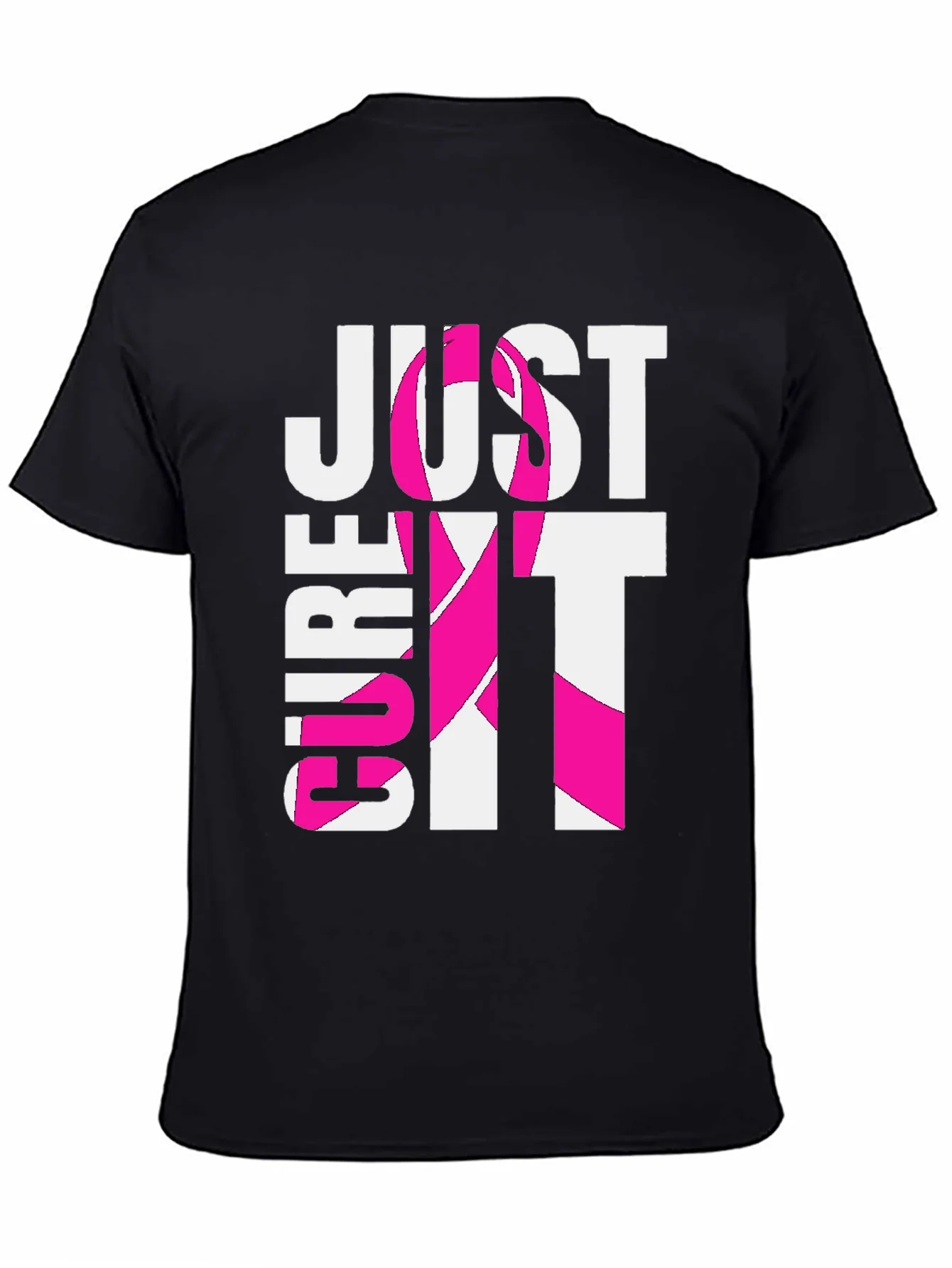 Just Cure It T-Shirt - Breast Cancer Awareness Tee