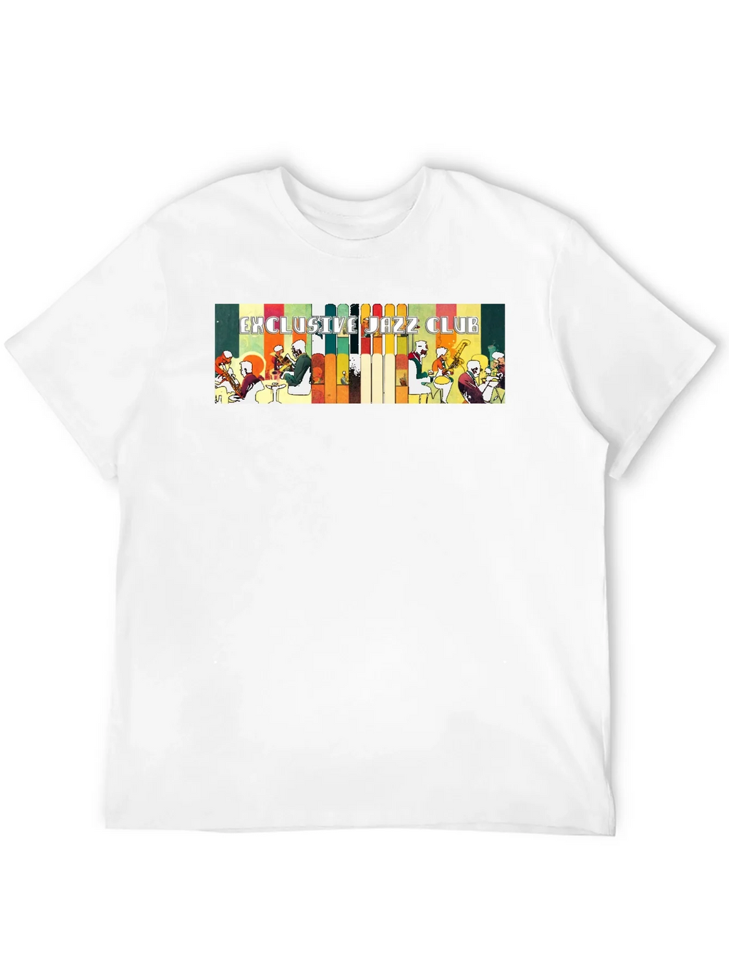 Exclusive Jazz Club Black Graphic T-Shirt