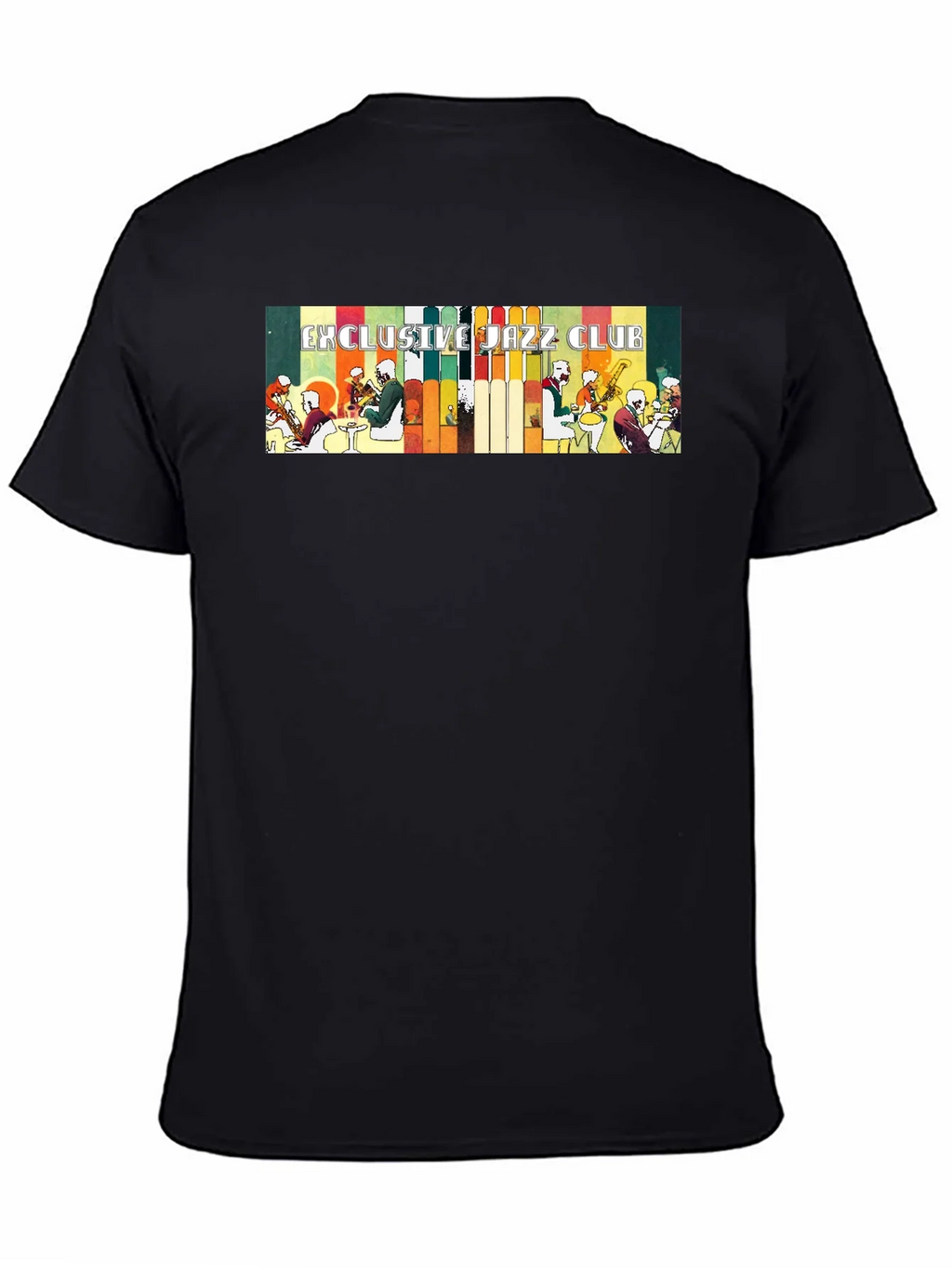 Exclusive Jazz Club Black Graphic T-Shirt