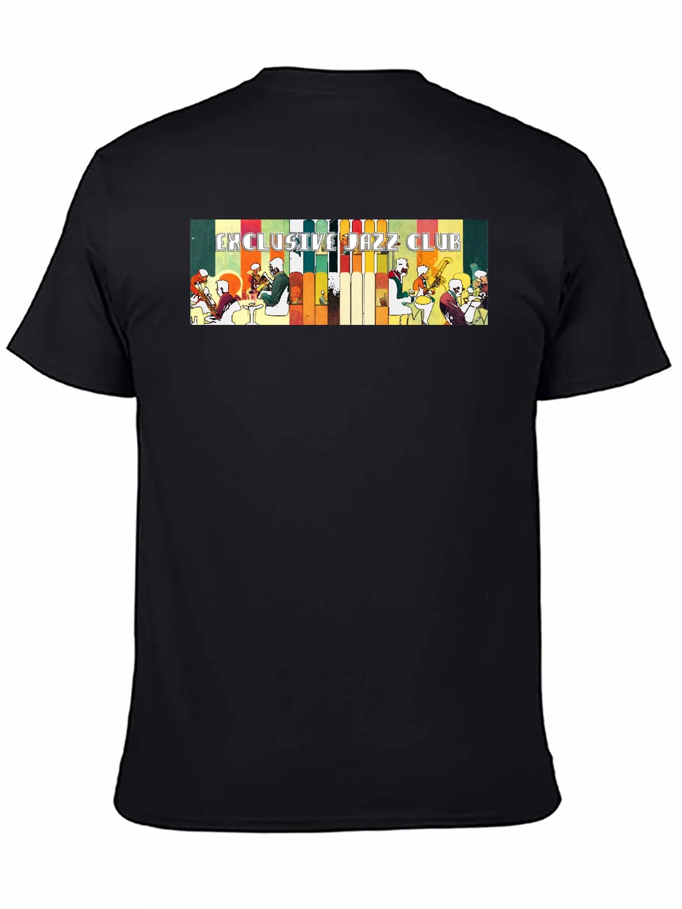 Exclusive Jazz Club Black Graphic T-Shirt