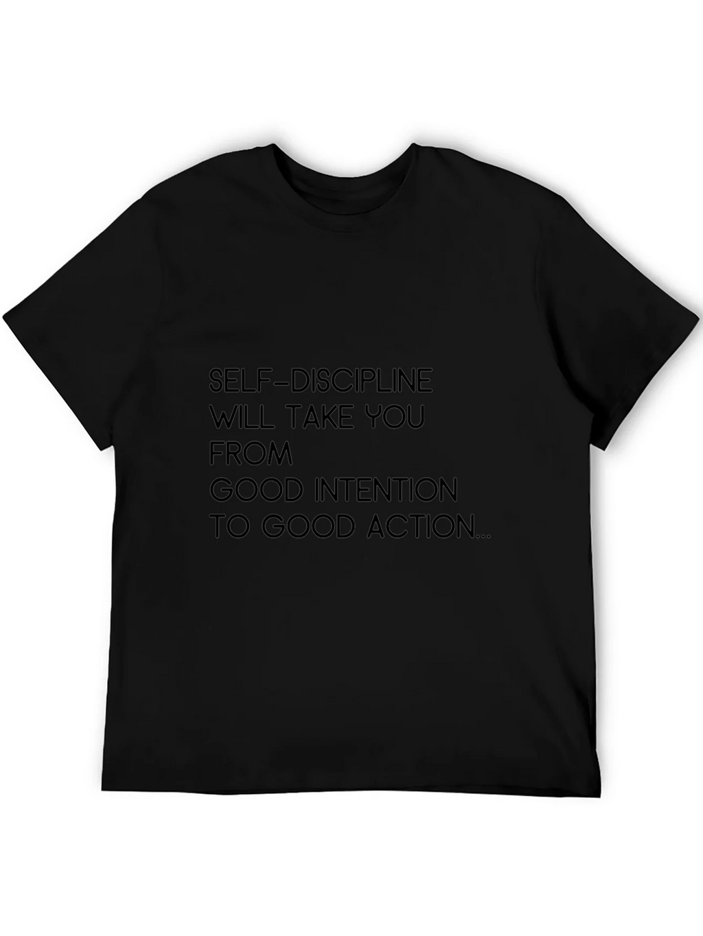 Self-Discipline Motivation Graphic Tee