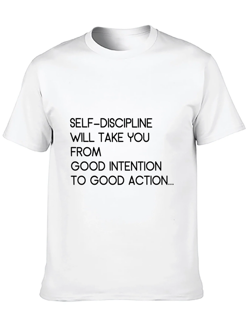 Self-Discipline Motivation Graphic Tee