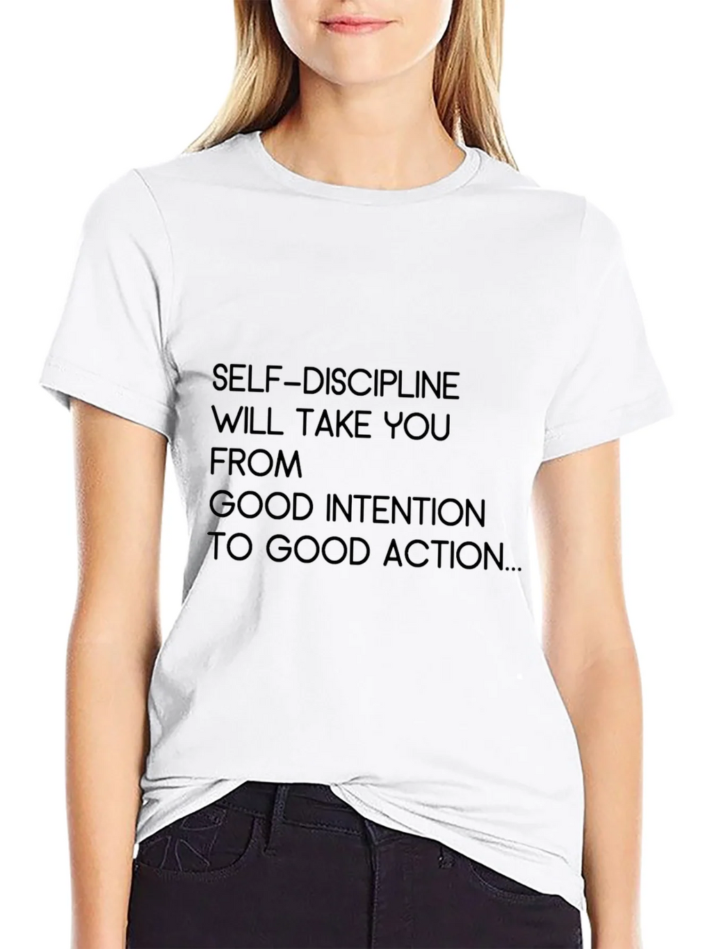 Self-Discipline Motivation Graphic Tee