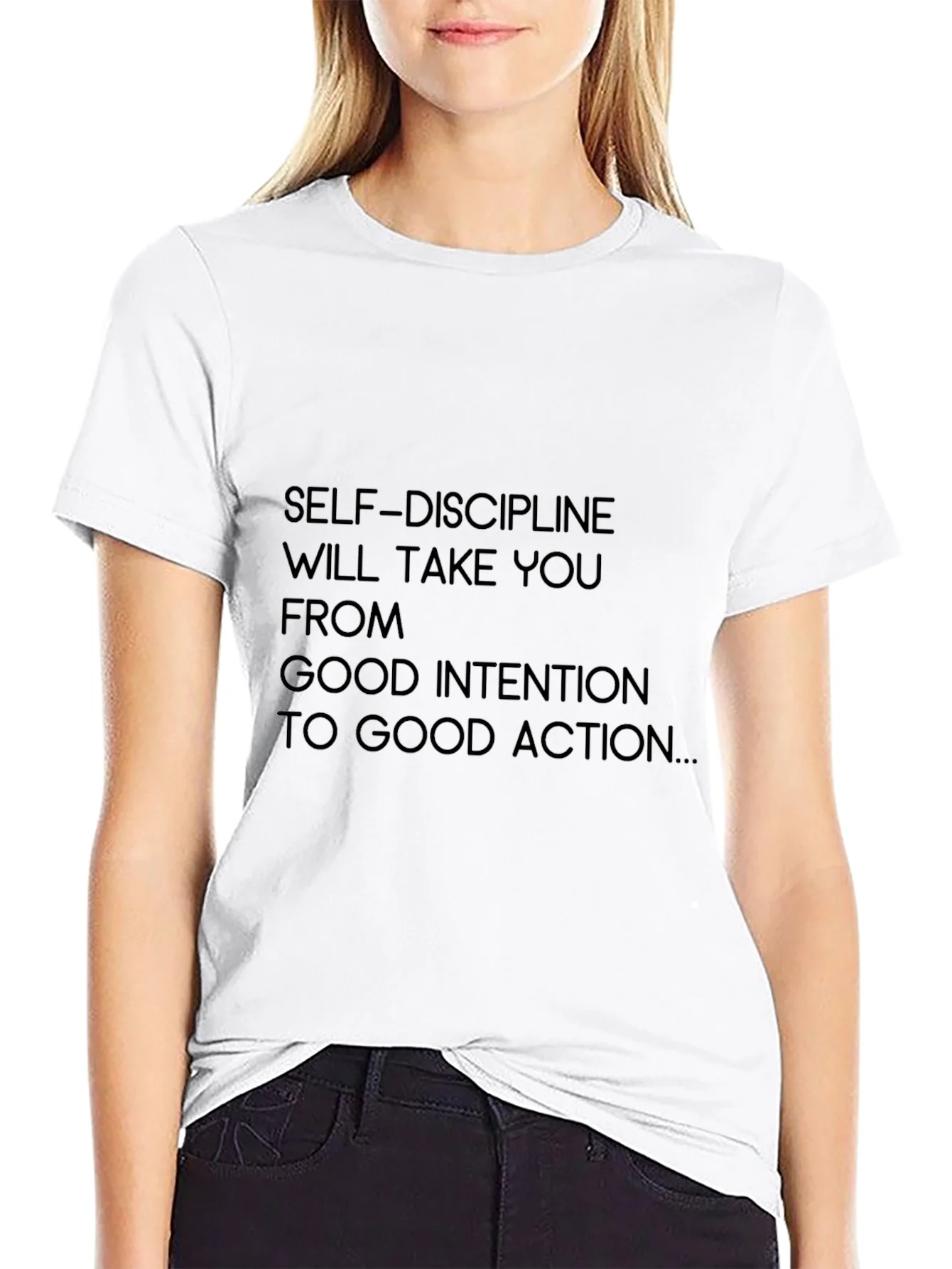 Self-Discipline Motivation Graphic Tee