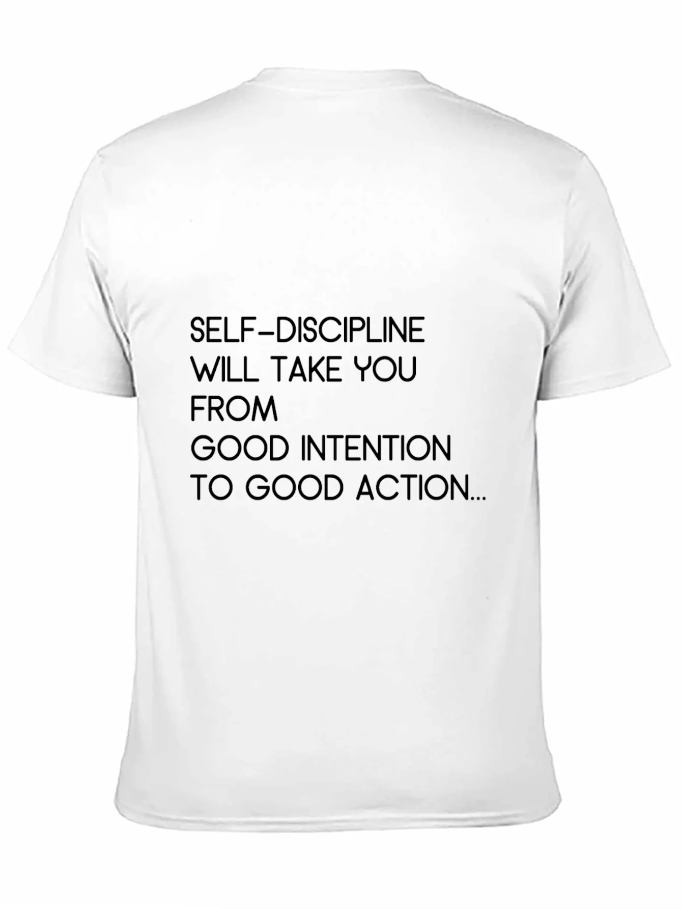 Self-Discipline Motivation Graphic Tee