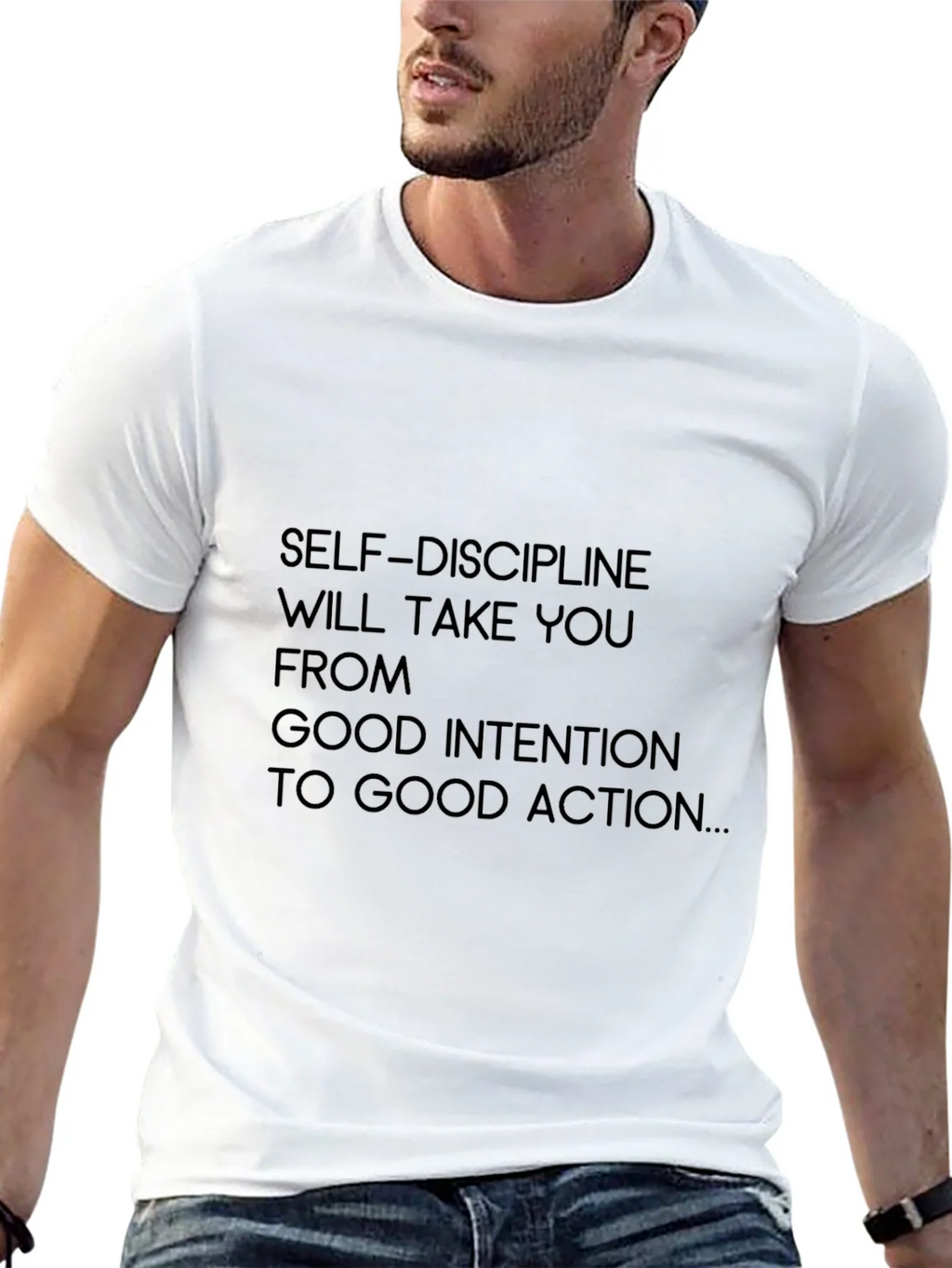 Self-Discipline Motivation Graphic Tee