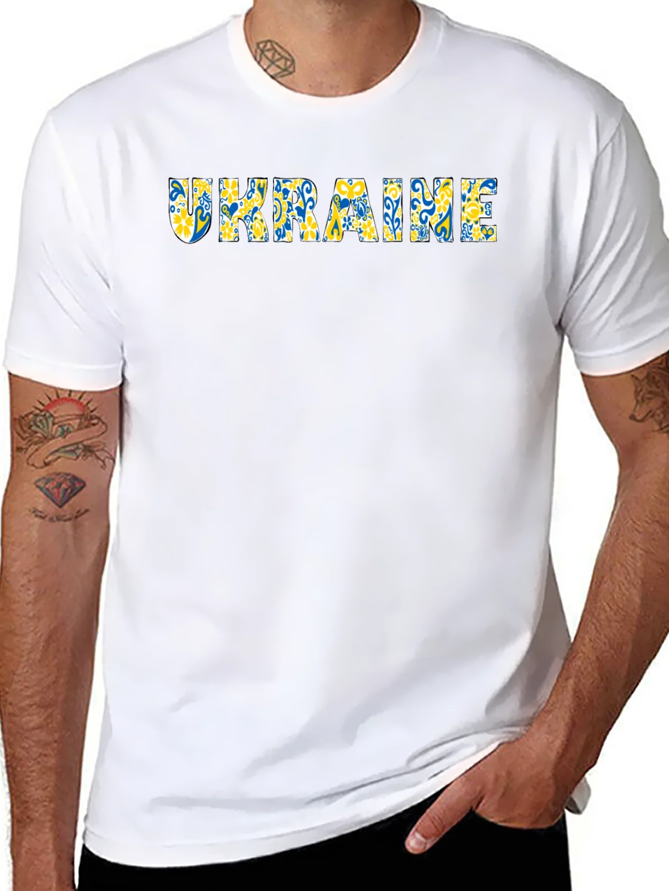Ukraine Flag Graphic T-Shirt