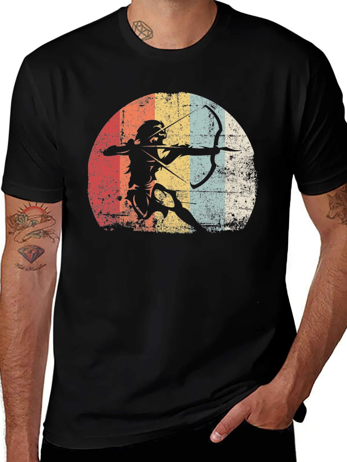 Vintage Archer T-Shirt - Retro Archery Design Tee