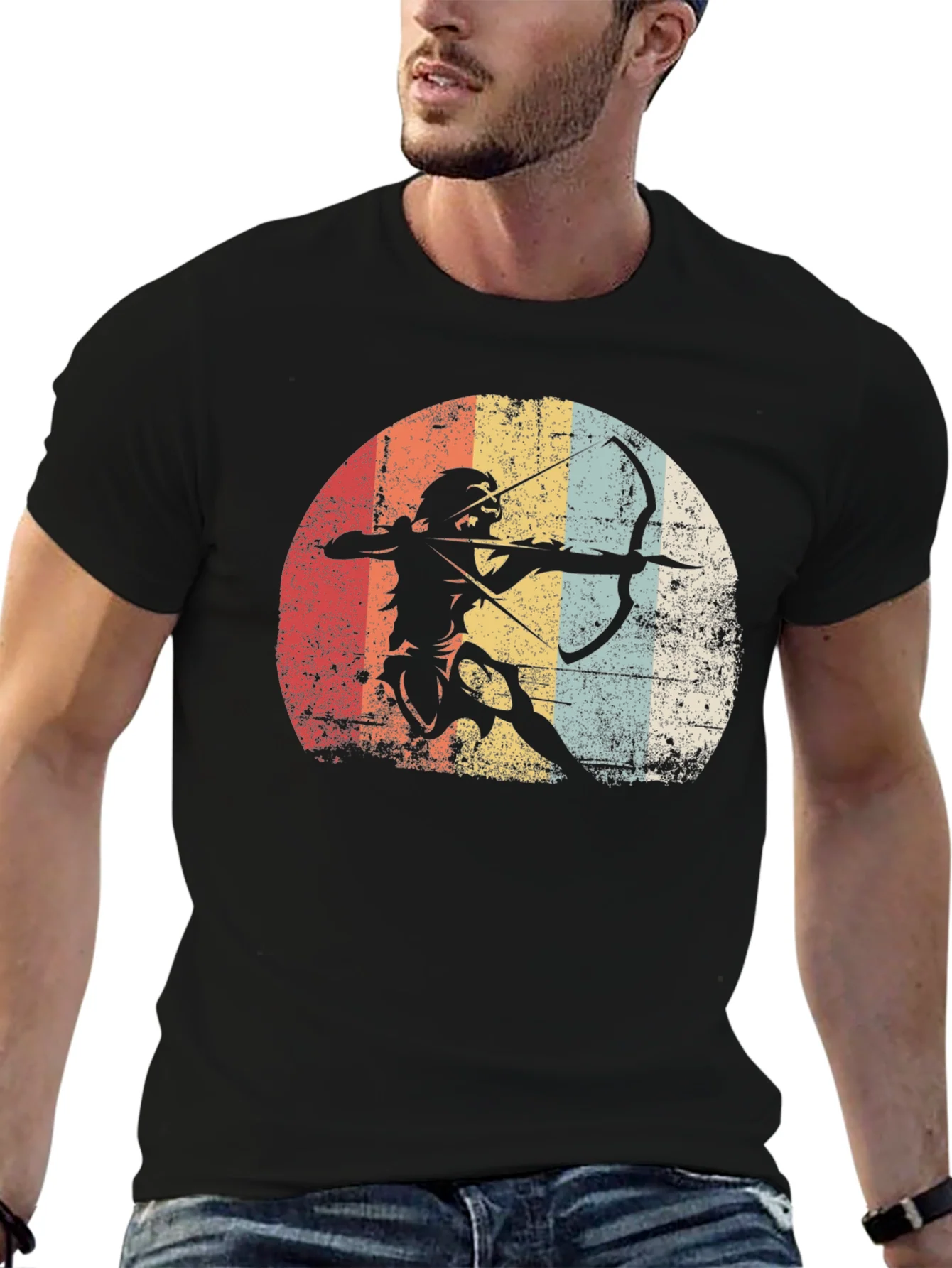 Vintage Archer T-Shirt - Retro Archery Design Tee