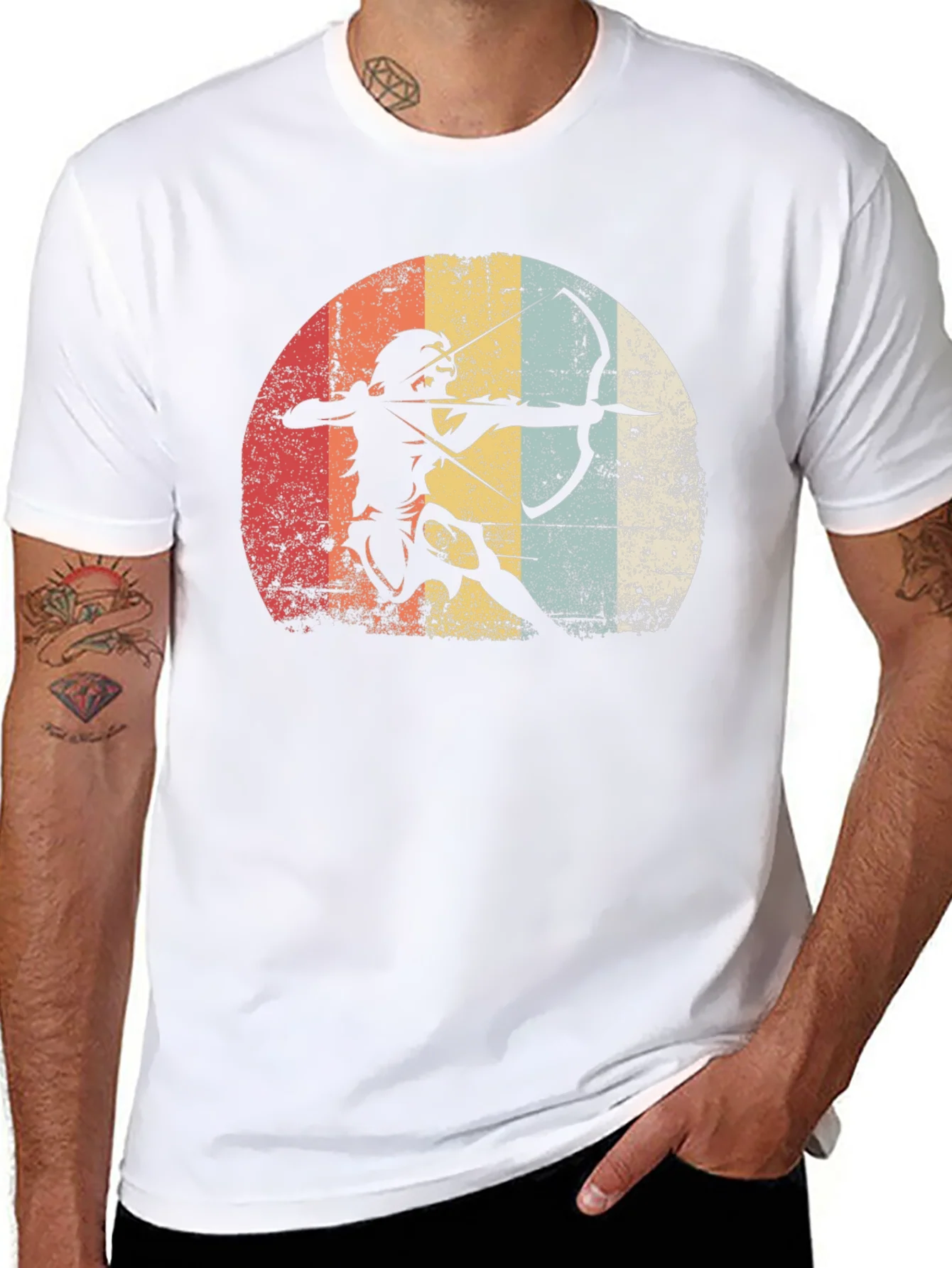 Vintage Archer T-Shirt - Retro Archery Design Tee