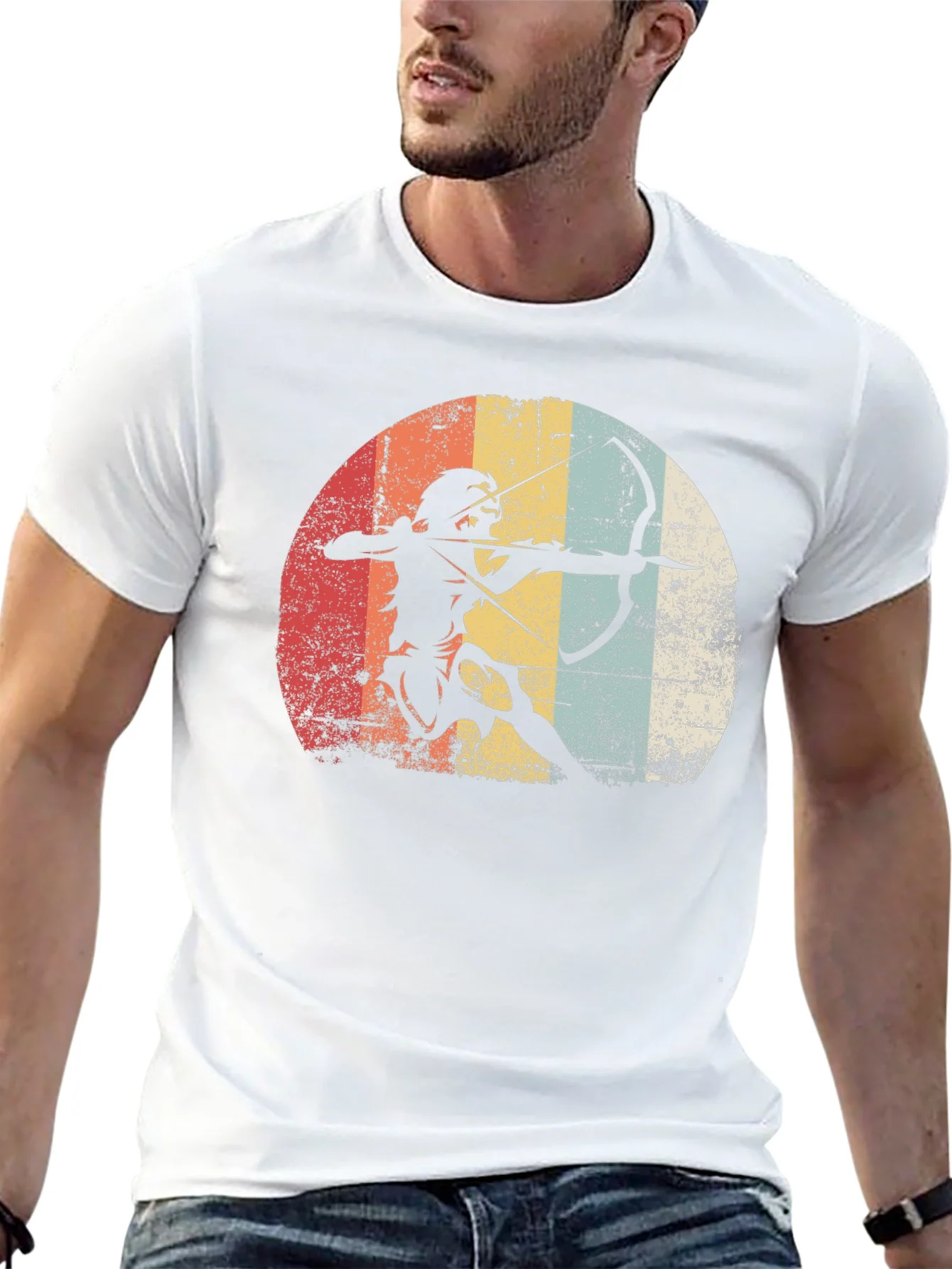 Vintage Archer T-Shirt - Retro Archery Design Tee