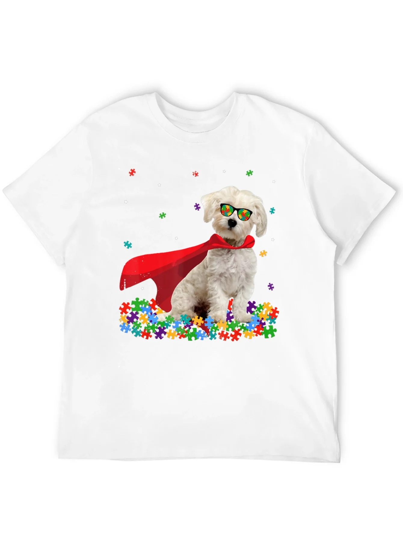 Autism Awareness Dog Graphic Tee