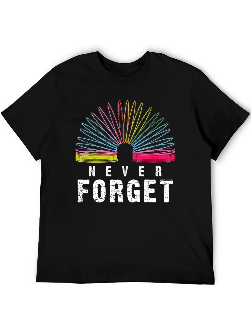 Never Forget Slinky T-Shirt - Retro Toy Pride!