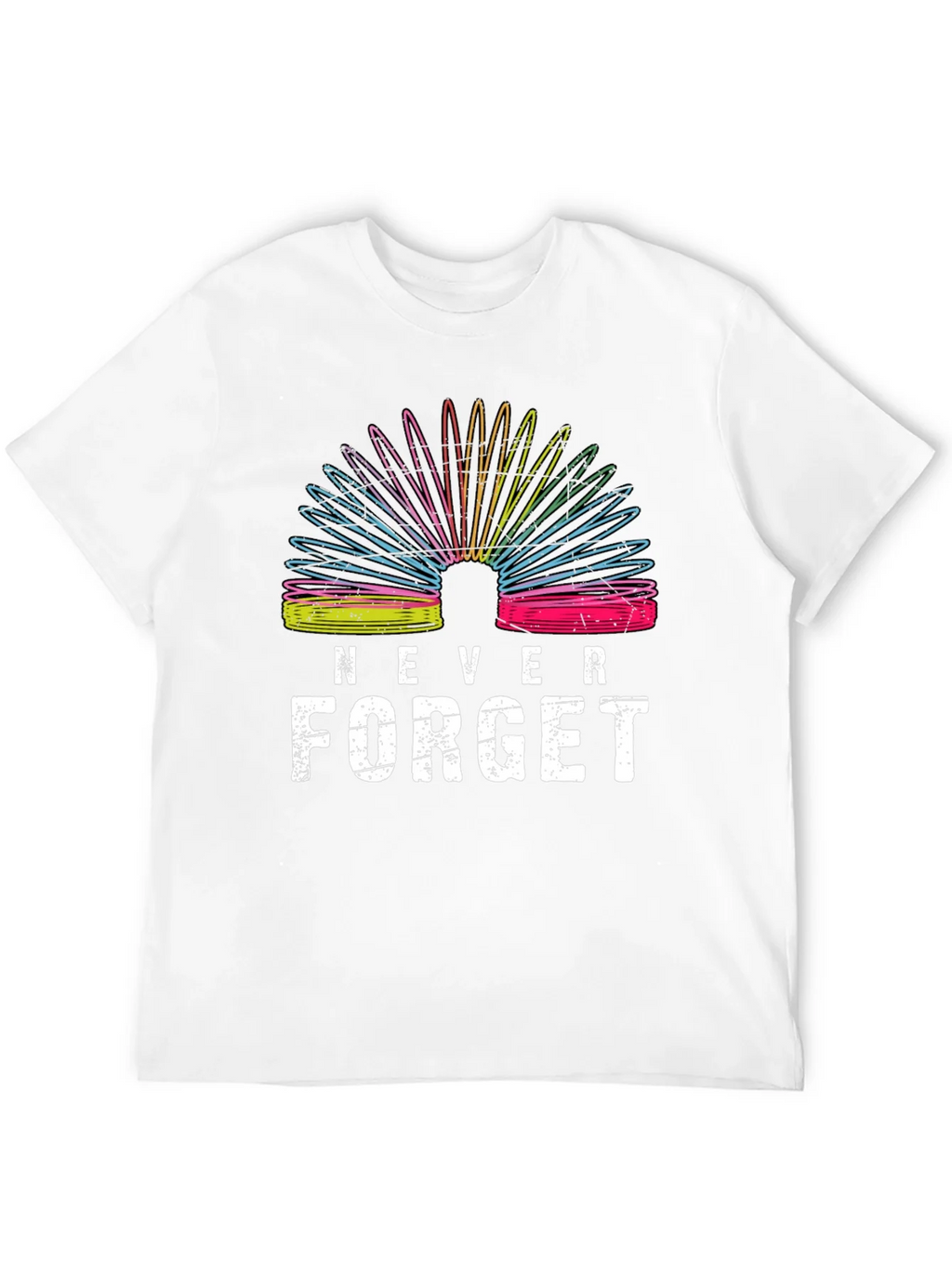 Never Forget Slinky T-Shirt - Retro Toy Pride!