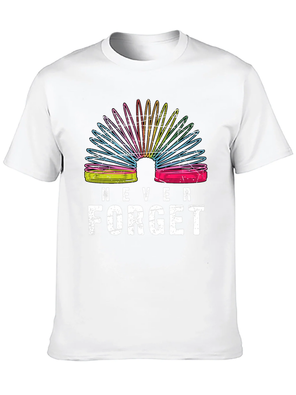 Never Forget Slinky T-Shirt - Retro Toy Pride!