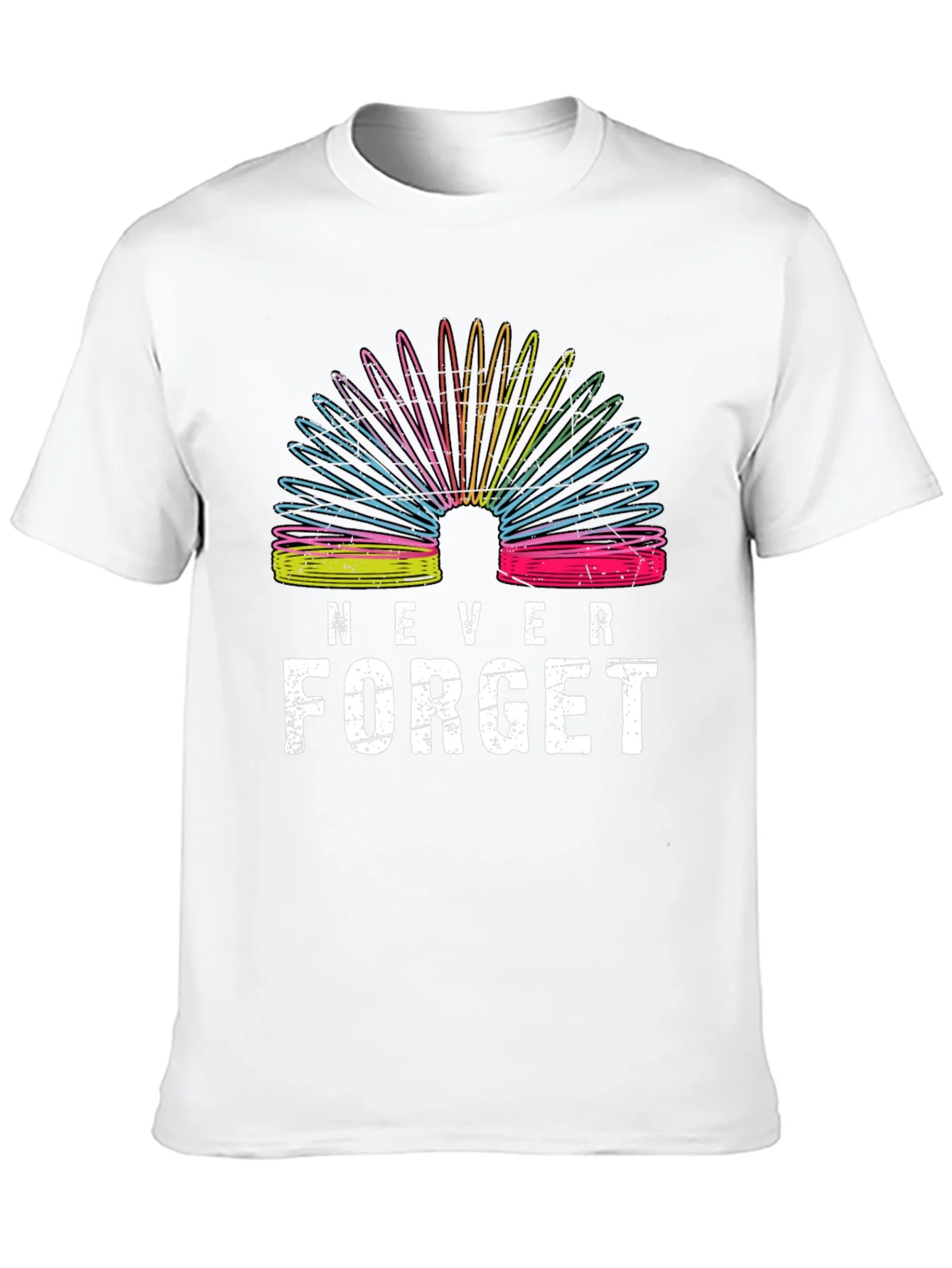 Never Forget Slinky T-Shirt - Retro Toy Pride!