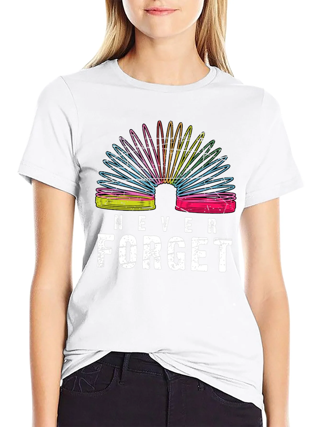 Never Forget Slinky T-Shirt - Retro Toy Pride!