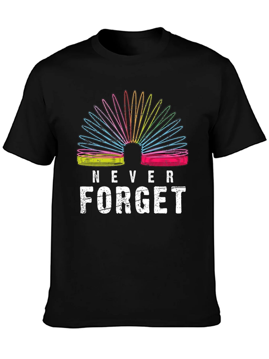 Never Forget Slinky T-Shirt - Retro Toy Pride!