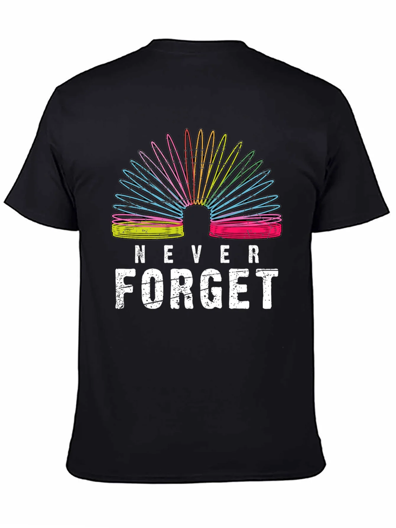 Never Forget Slinky T-Shirt - Retro Toy Pride!