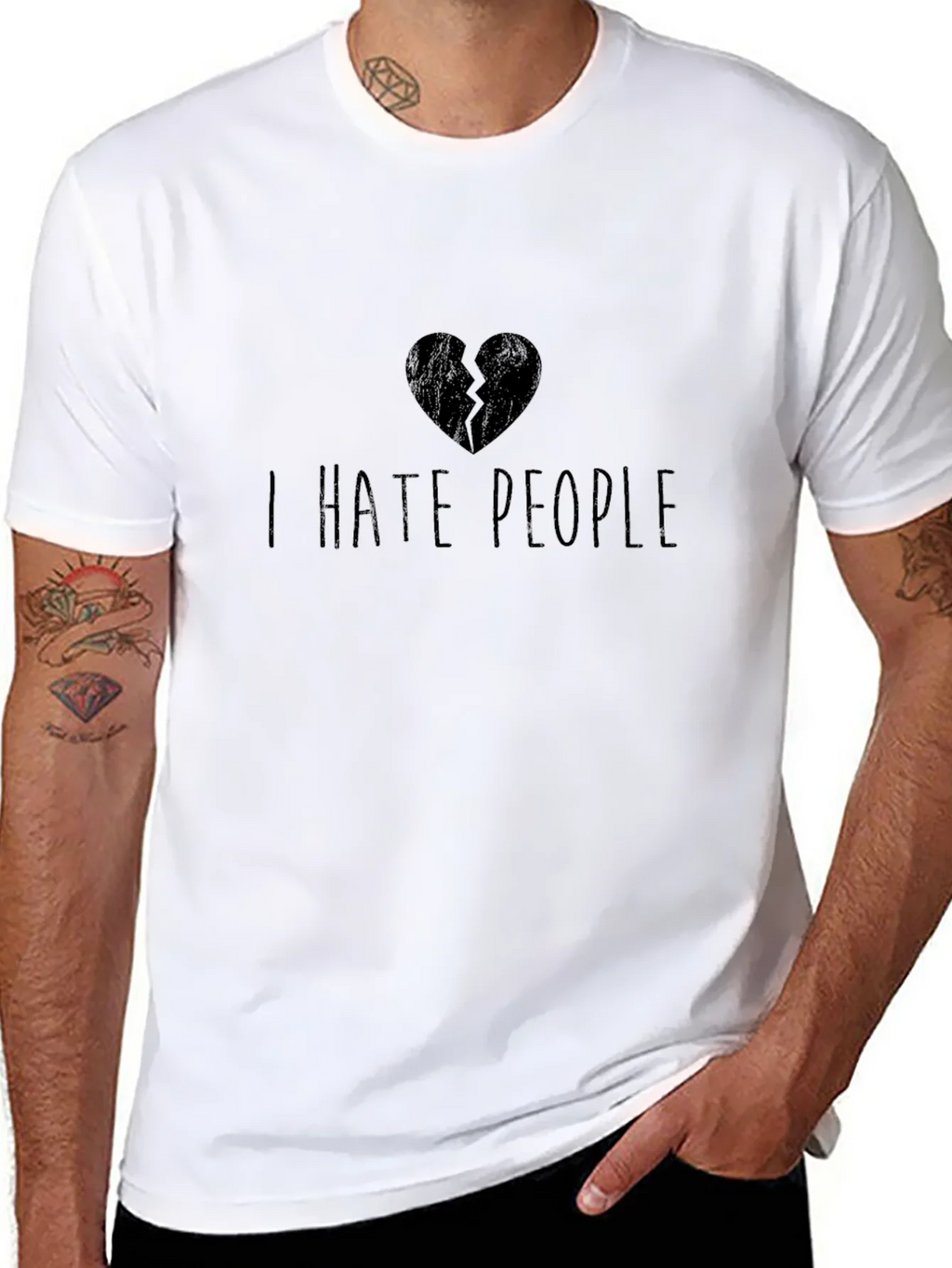 I Hate People T-Shirt - Funny Graphic Tee