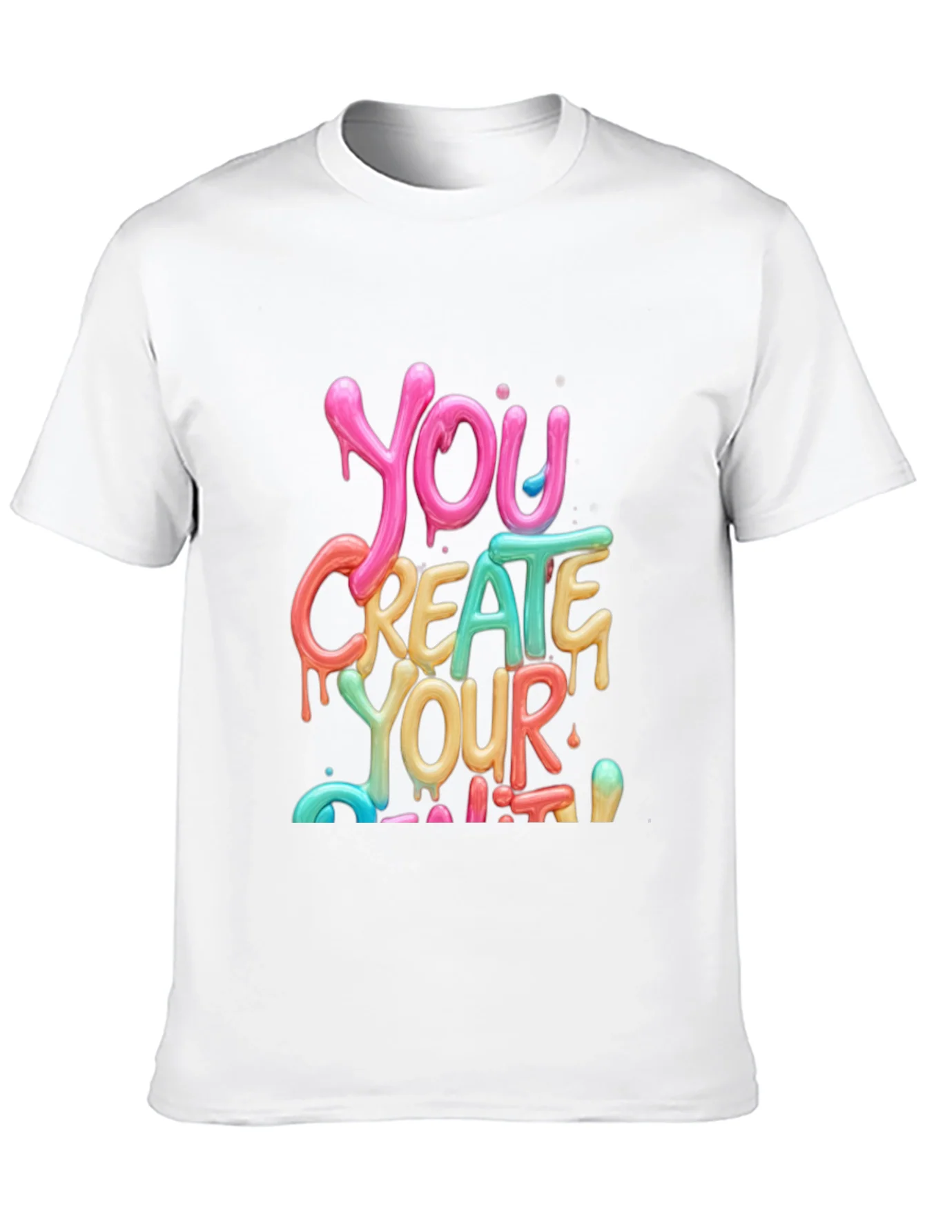 Colorful You Create Your Limit Graphic Tee