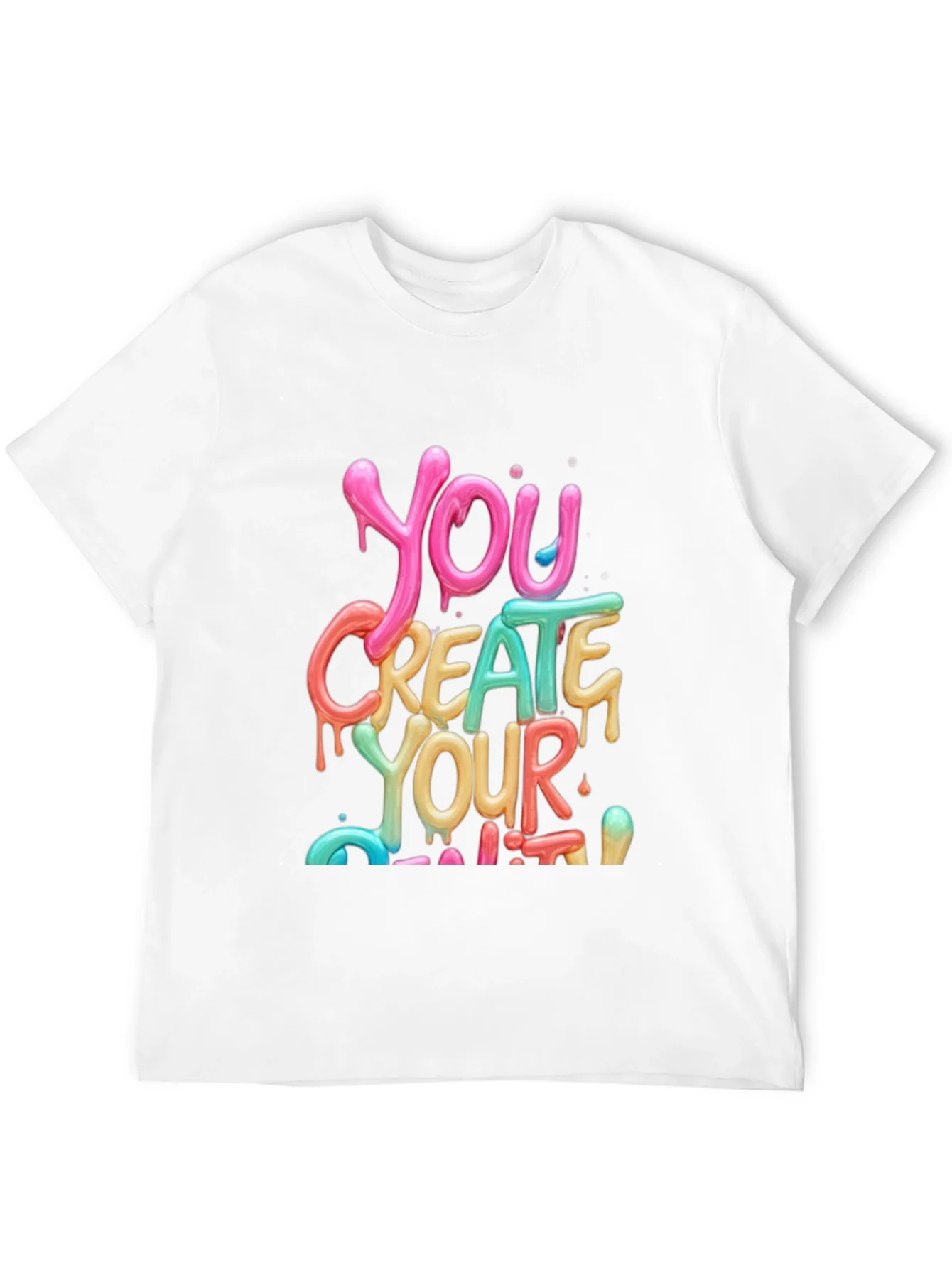 Colorful You Create Your Limit Graphic Tee
